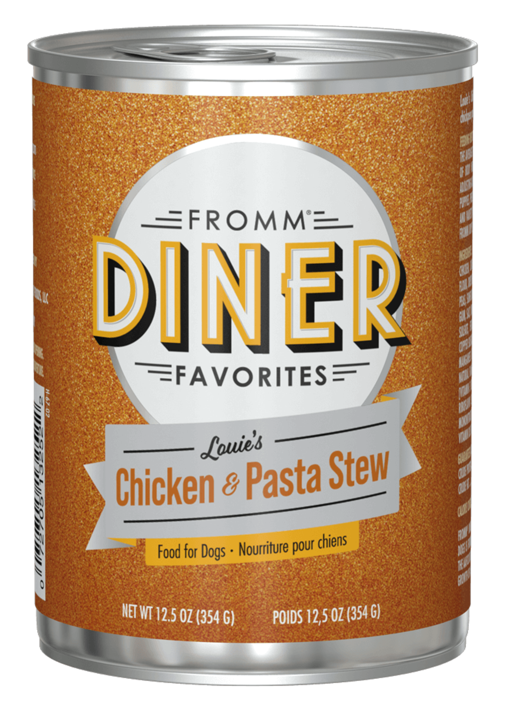 Fromm Family Pet Food Fromm Dog Diner Favorites Louie's Chicken & Pasta Stew 12/12.5oz