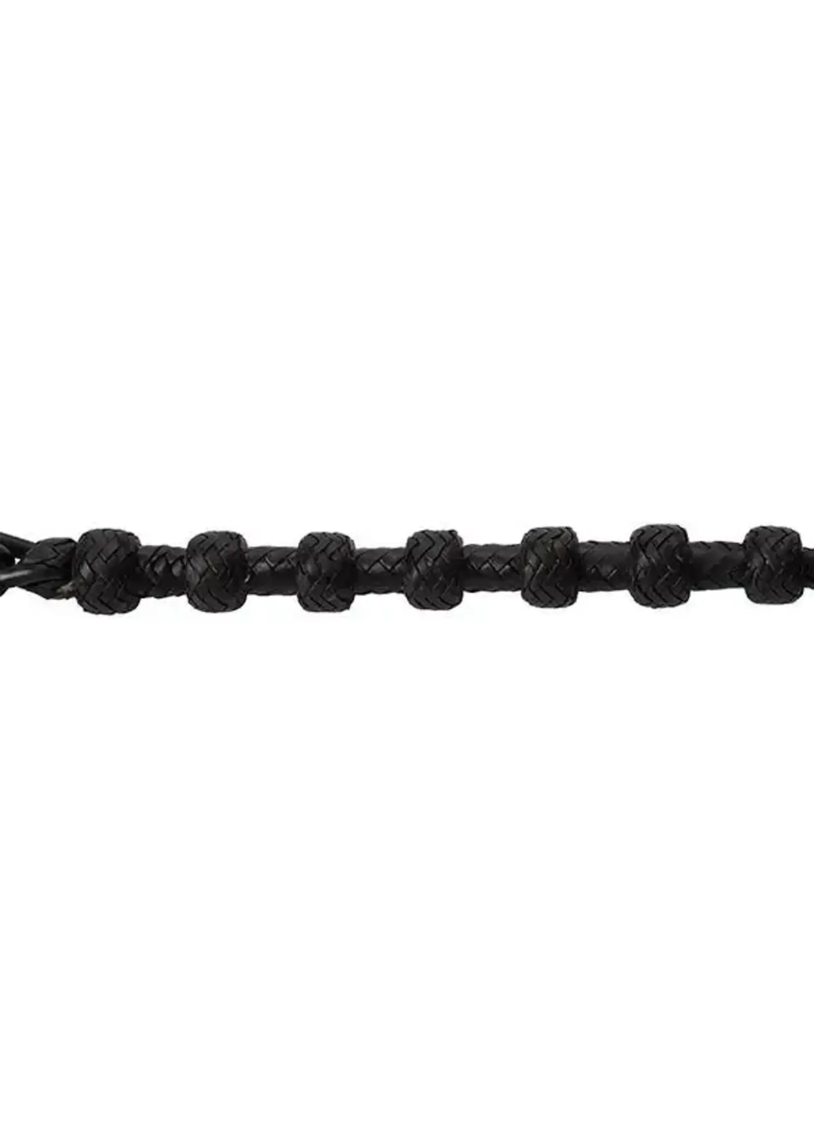 Weaver Livestock Weaver Livestock 1" Braid Rawhide Chain Lead Black