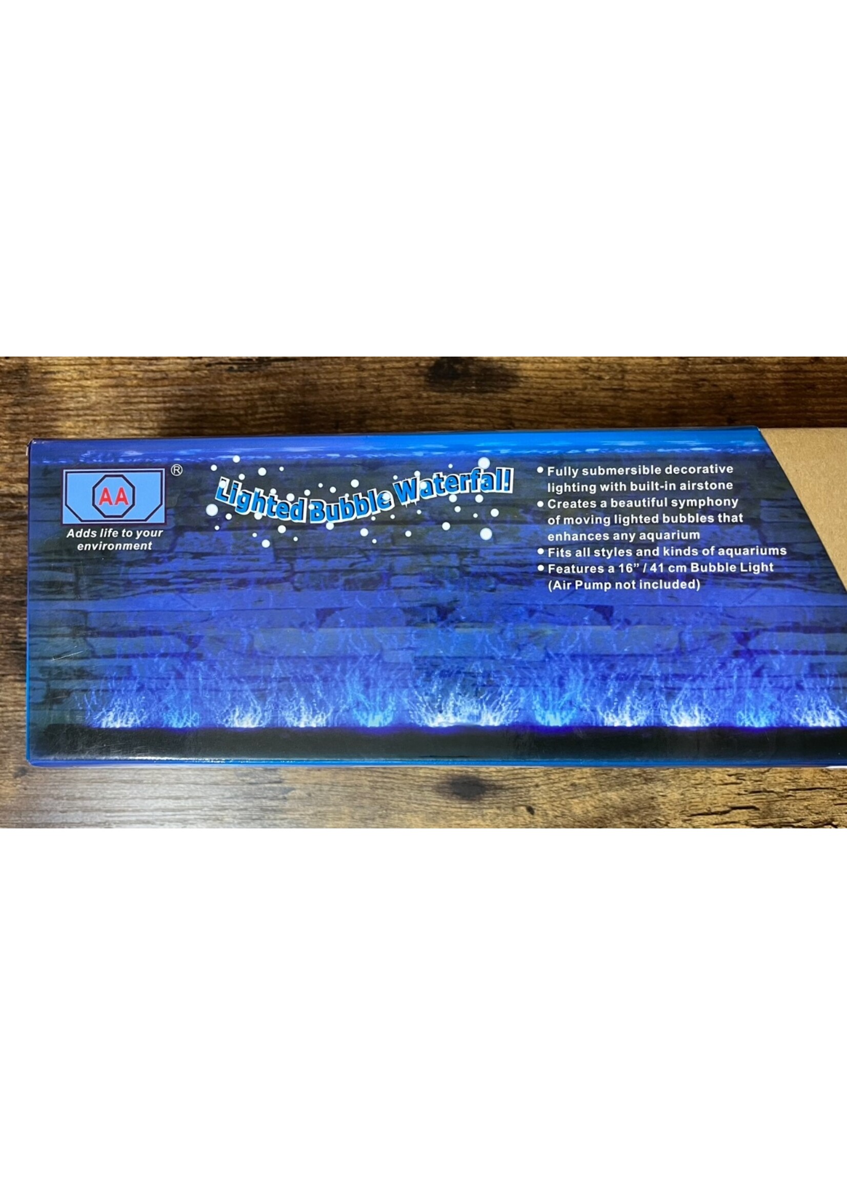 AA AA Lighted Bubble Waterfall 16"