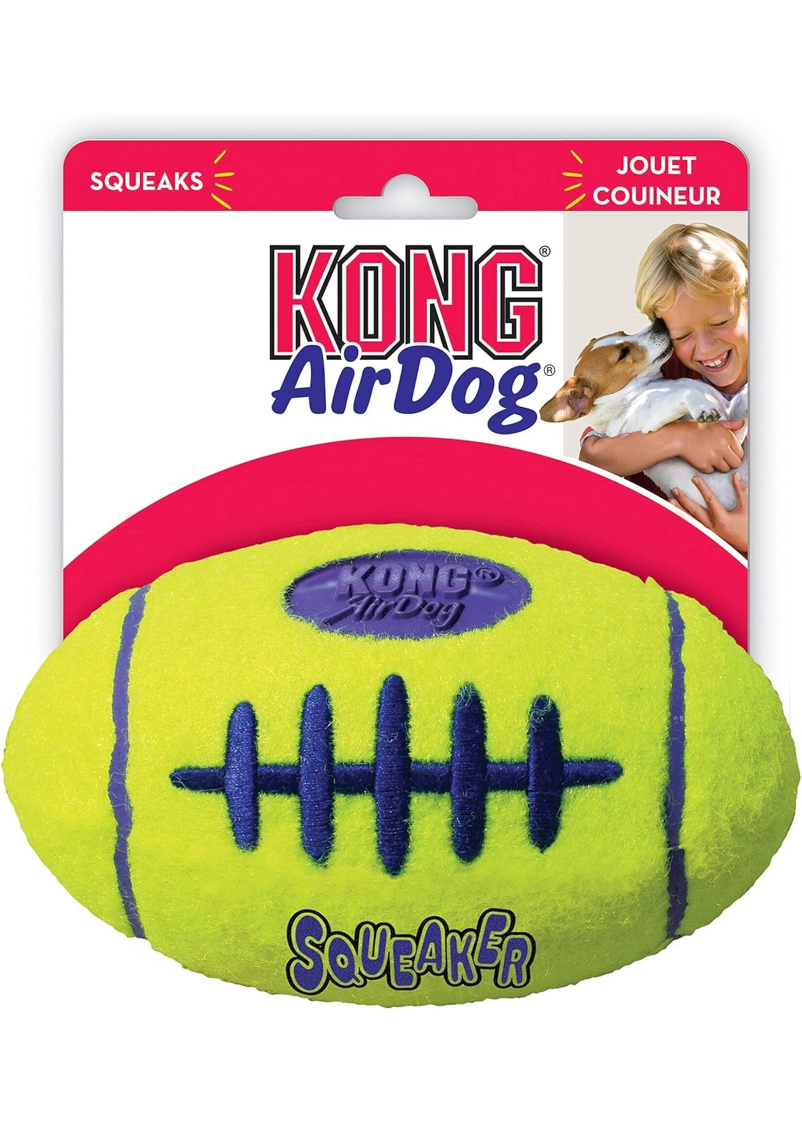 Kong Kong AirDog Football w/ Squeaker