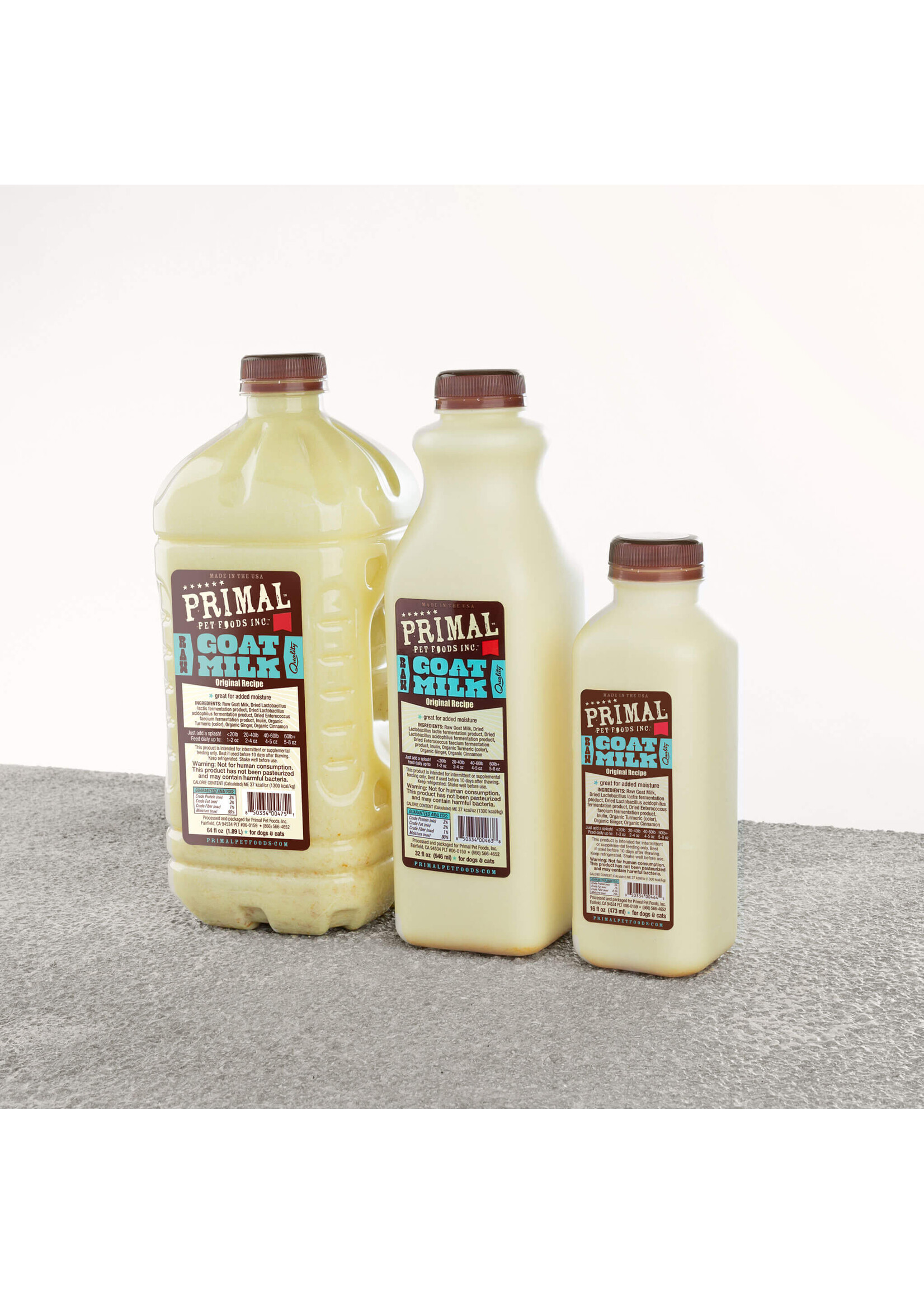 Primal Frozen Raw Goat Milk