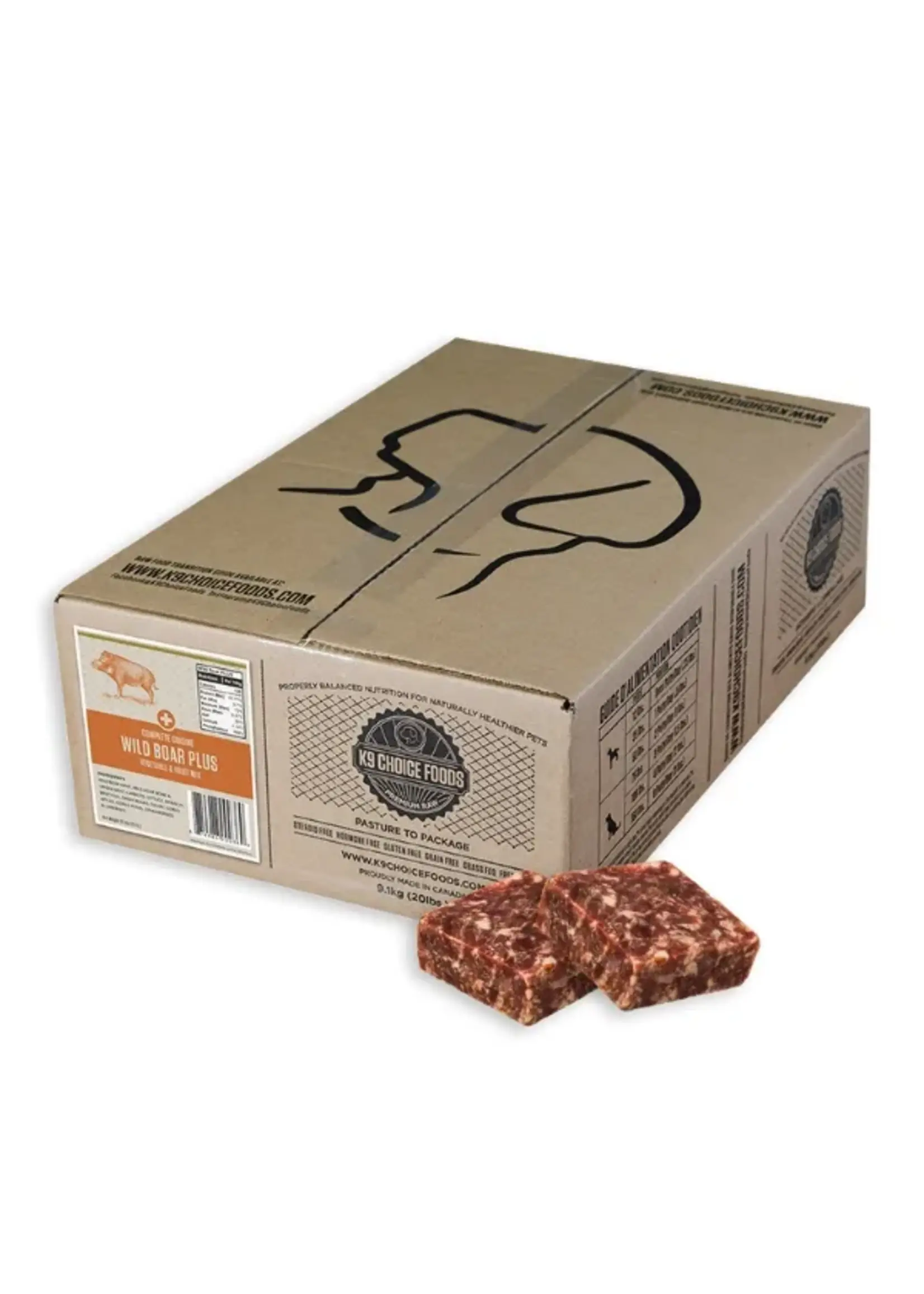 K9 Choice Foods K9 Choice Wild Boar Plus 20lb