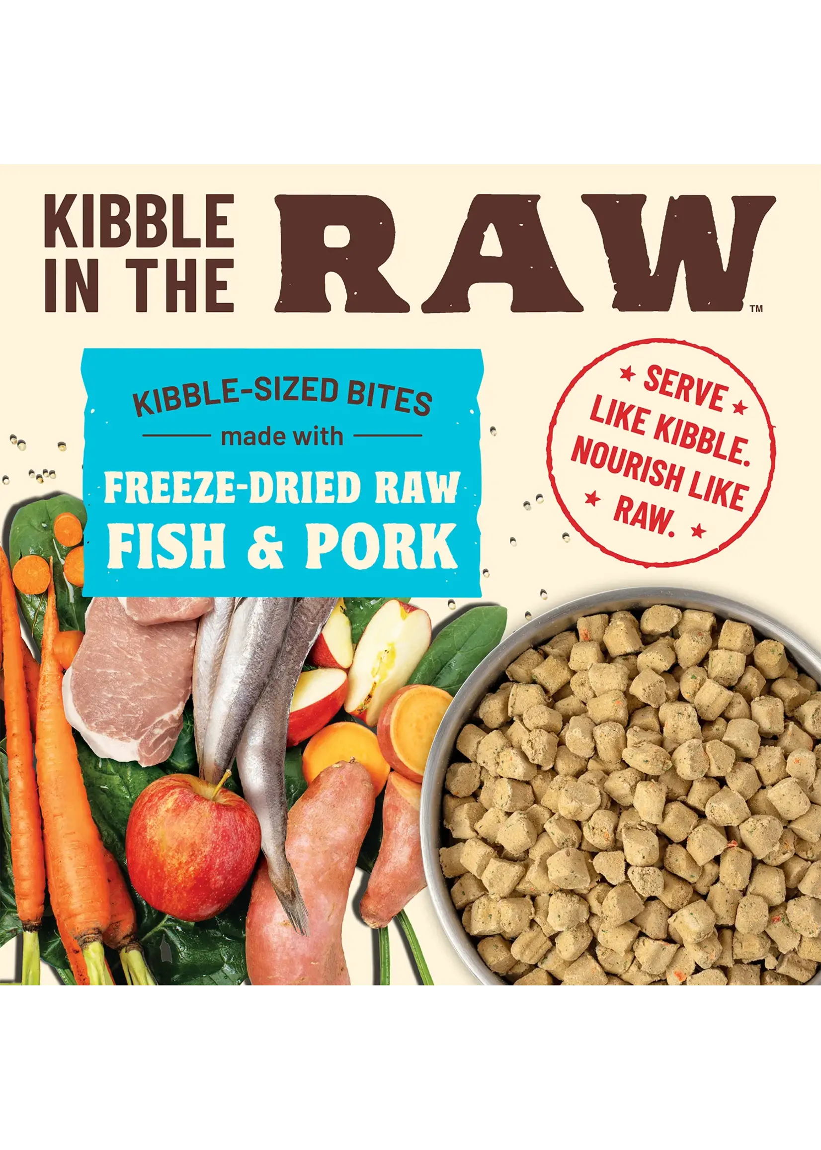 Primal Dog Kibble in the Raw Fish & Pork