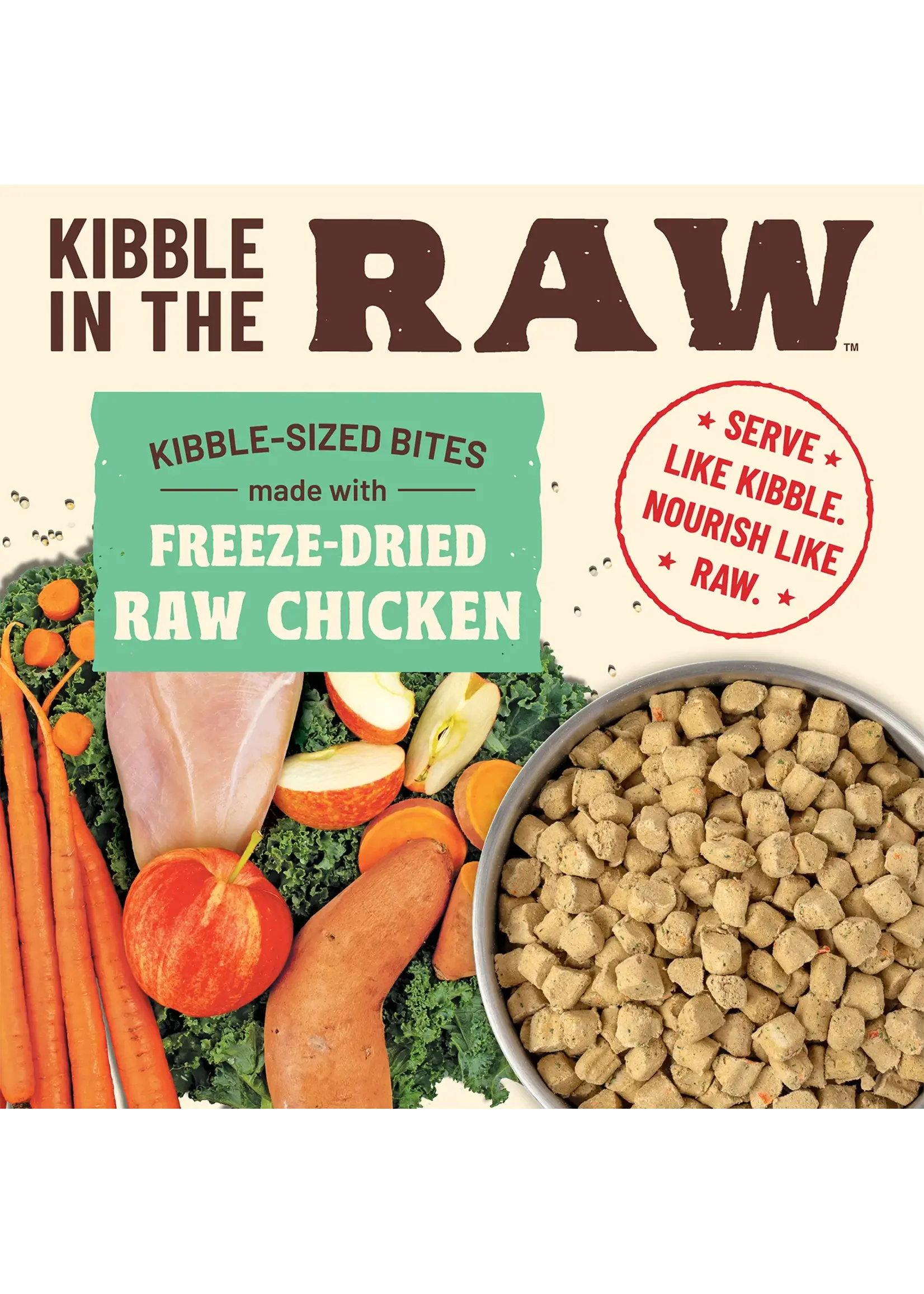 Primal Dog Kibble in the Raw Chicken