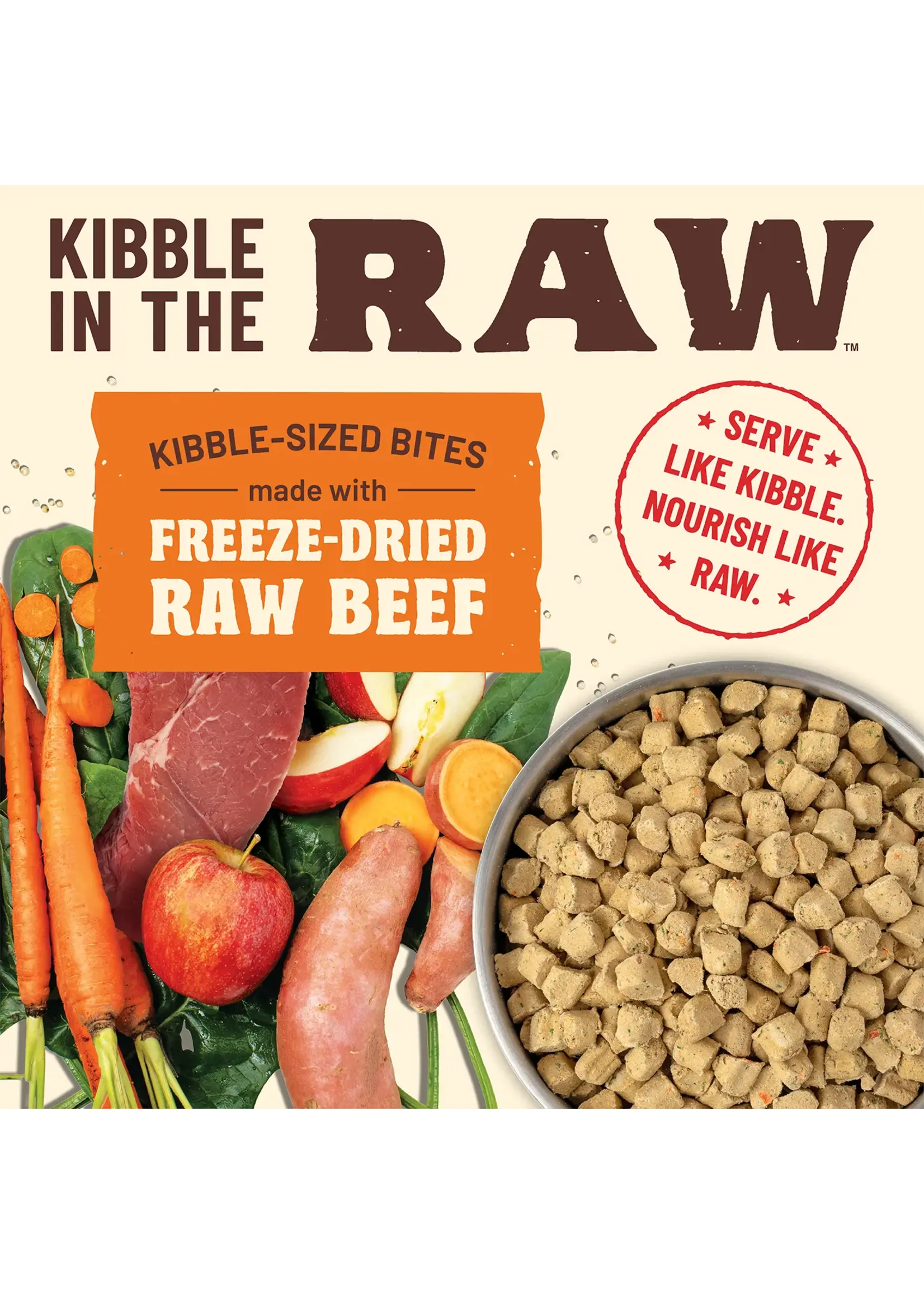 Primal Dog Kibble in the Raw Beef