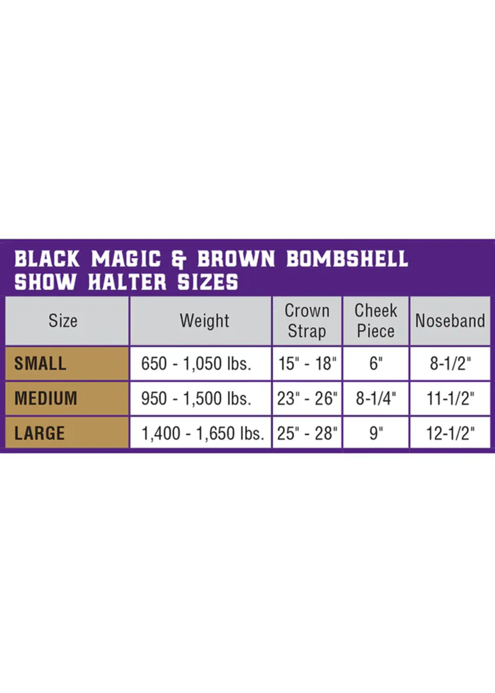Weaver Livestock Weaver Livestock Brown Bombshell Show Halter
