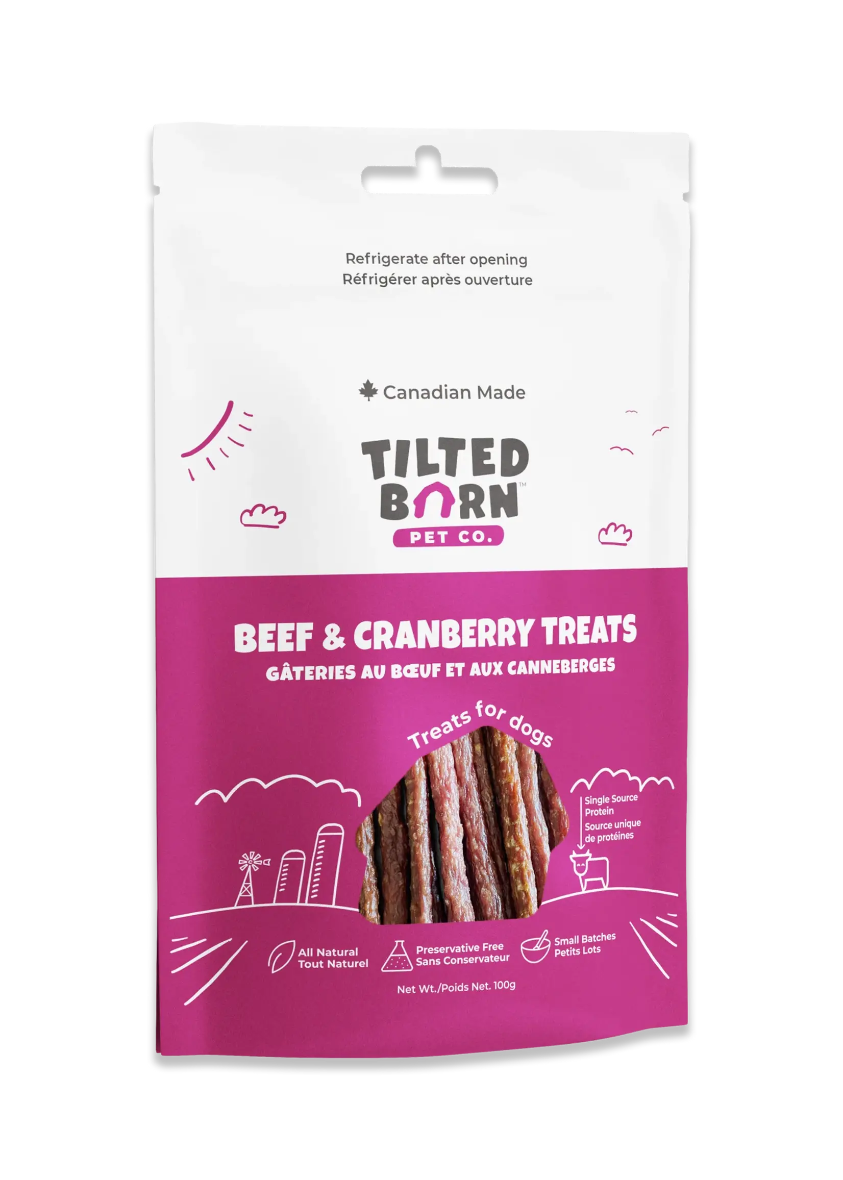 Tilted Barn Tilted Barn Beef & Cranberry Miniwags 100g