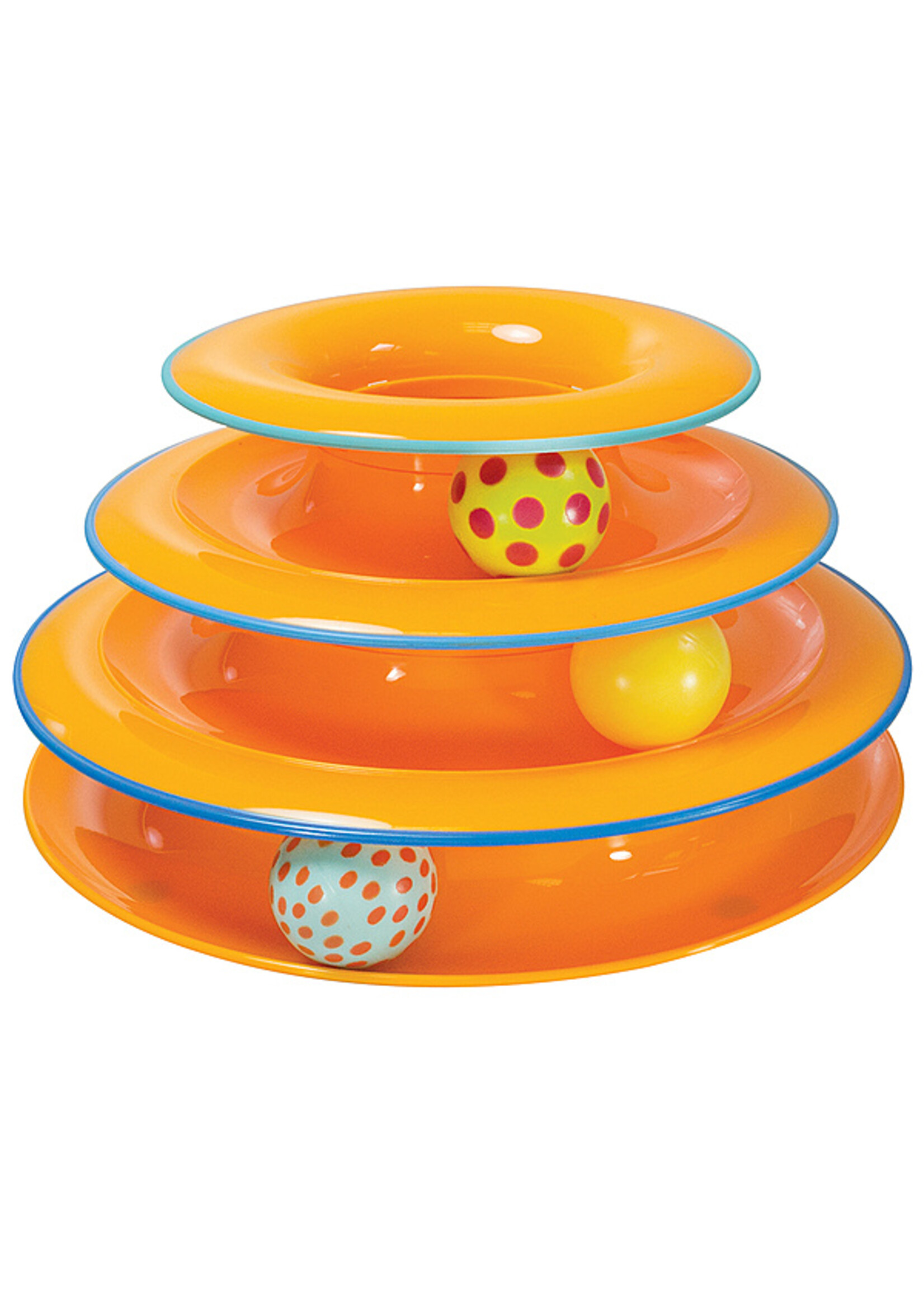 Petstage Petstages Tower of Tracks and Spinning Catnip Toy