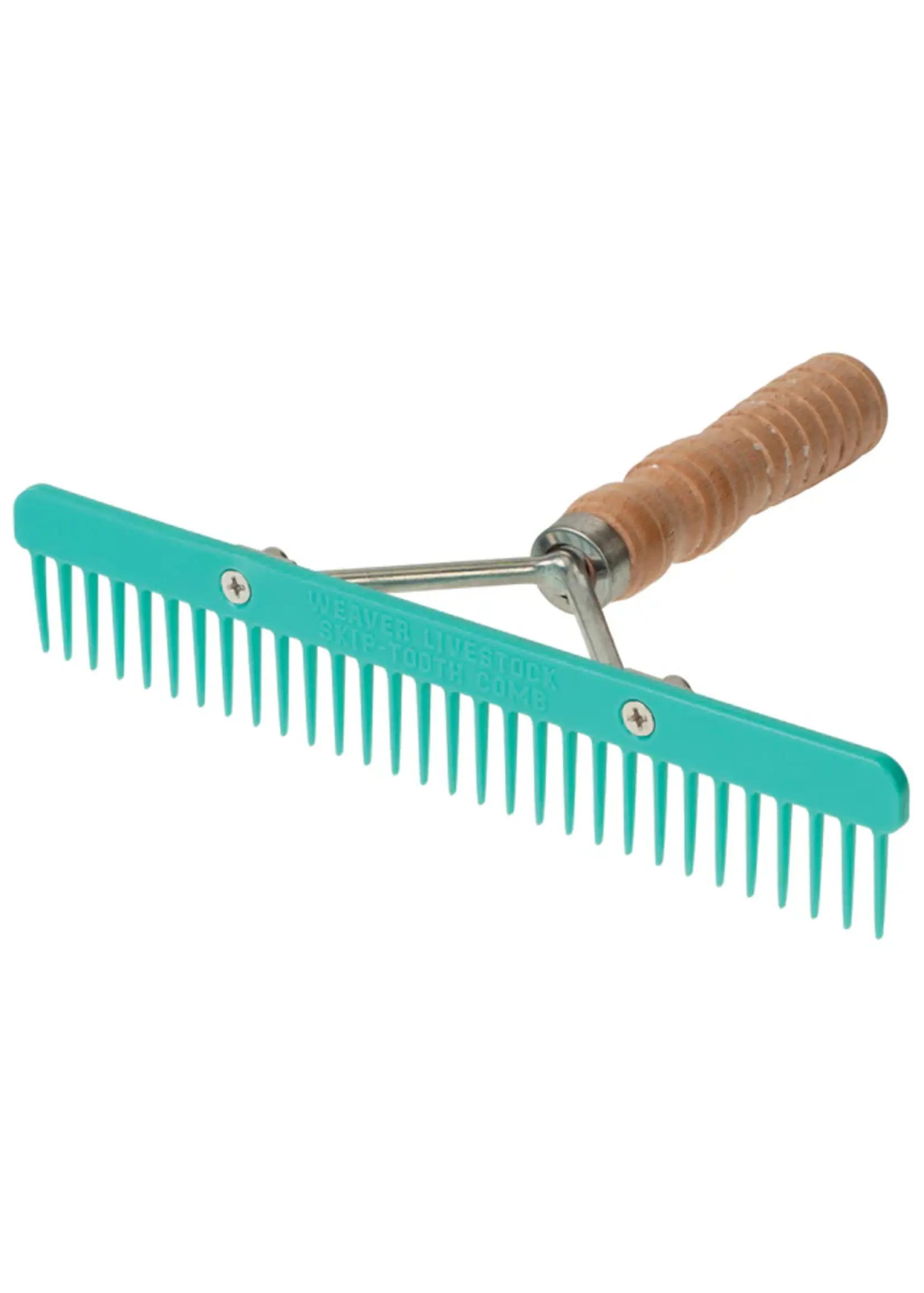 Weaver Livestock Weaver Livestock Plastic Skip Tooth Comb w/ Wood Handle
