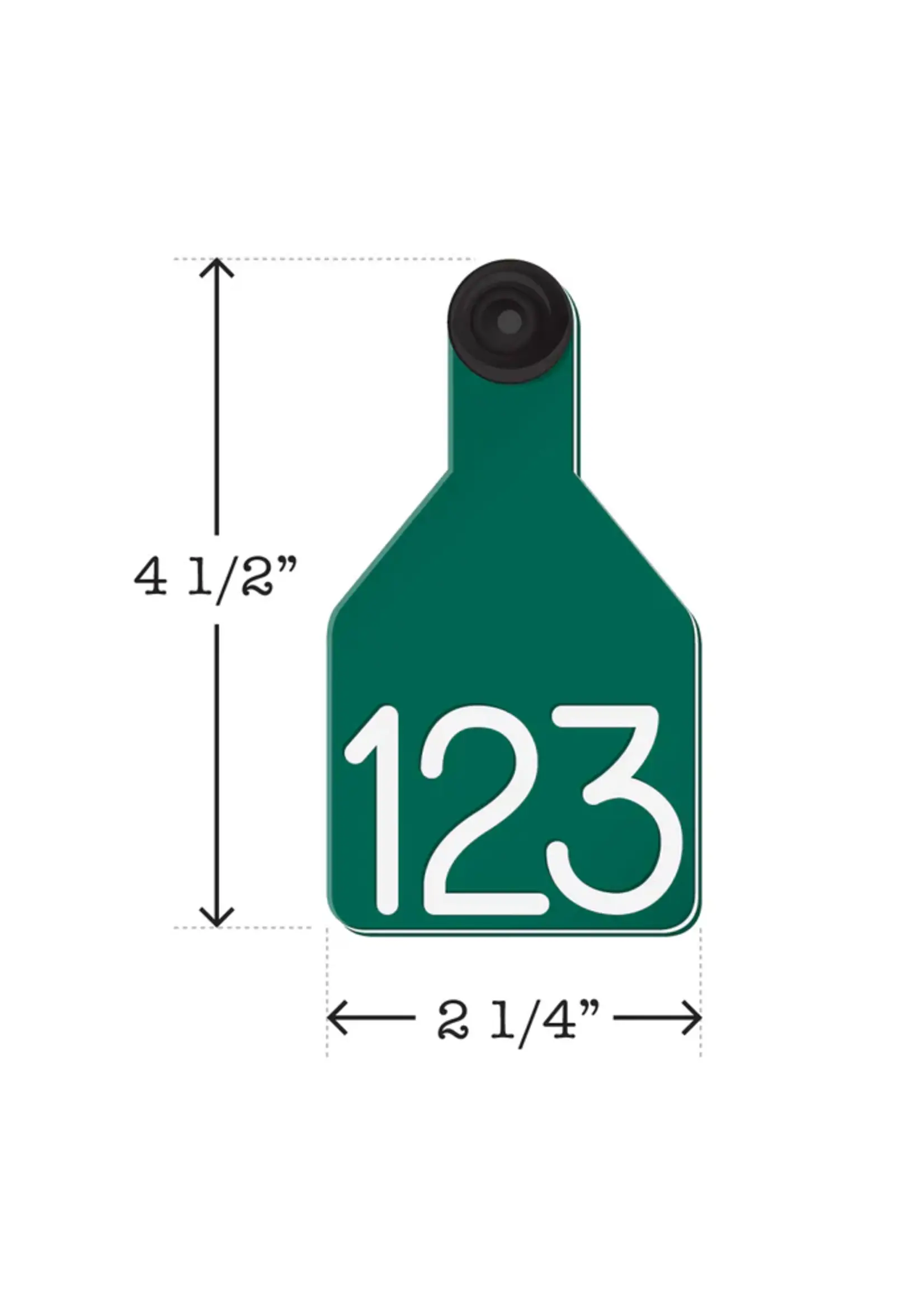 Ritchey Livestock Universal Dual Colored Medium Calf Tags Green / White 25pk
