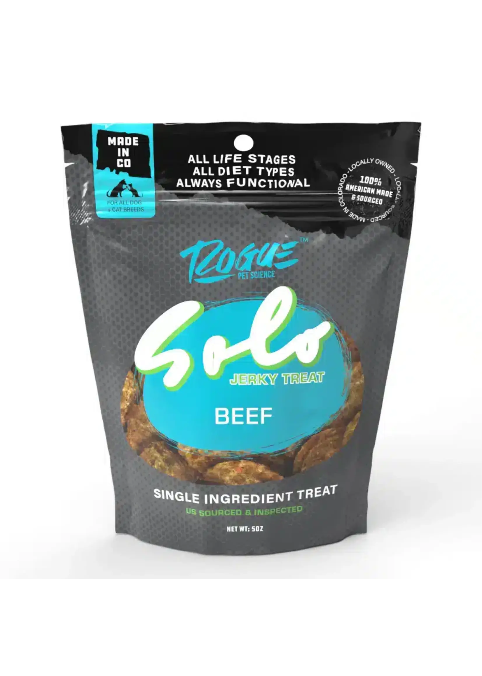 Rogue Pet Science Rogue Solo Treat Beef 5oz