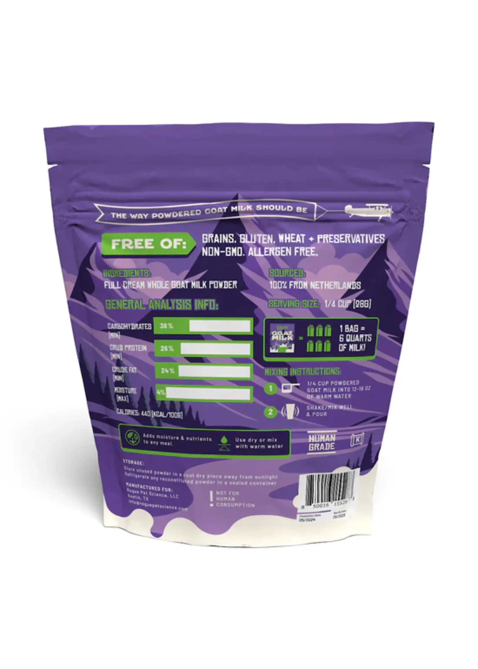 Rogue Pet Science Rogue G.O.A.T Milk 16oz