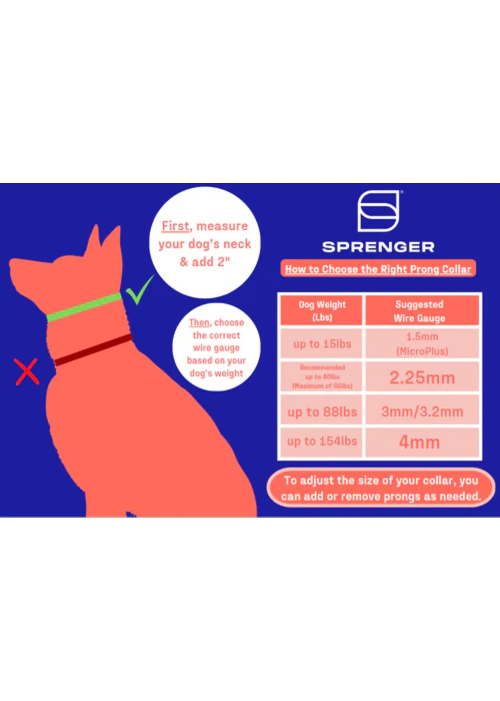 Herman Sprenger Herm Sprenger Ultra Plus Training Collar Curogan 16" x 2.25mm SAF51C