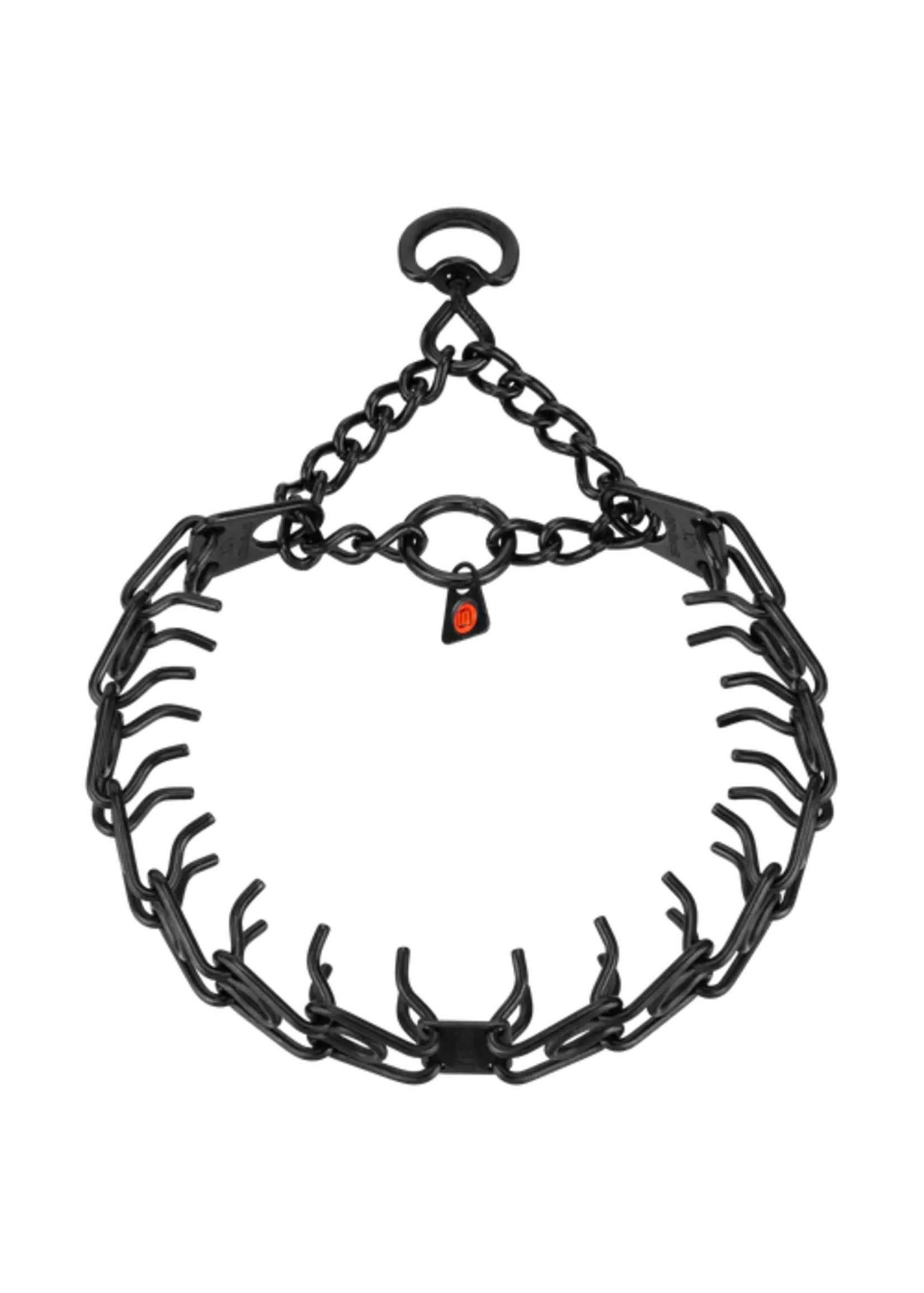 Herman Sprenger Herm Sprenger Ultra Plus Training Collar Black Stainless Steel Short Link 3.0mm x 20" CD001B