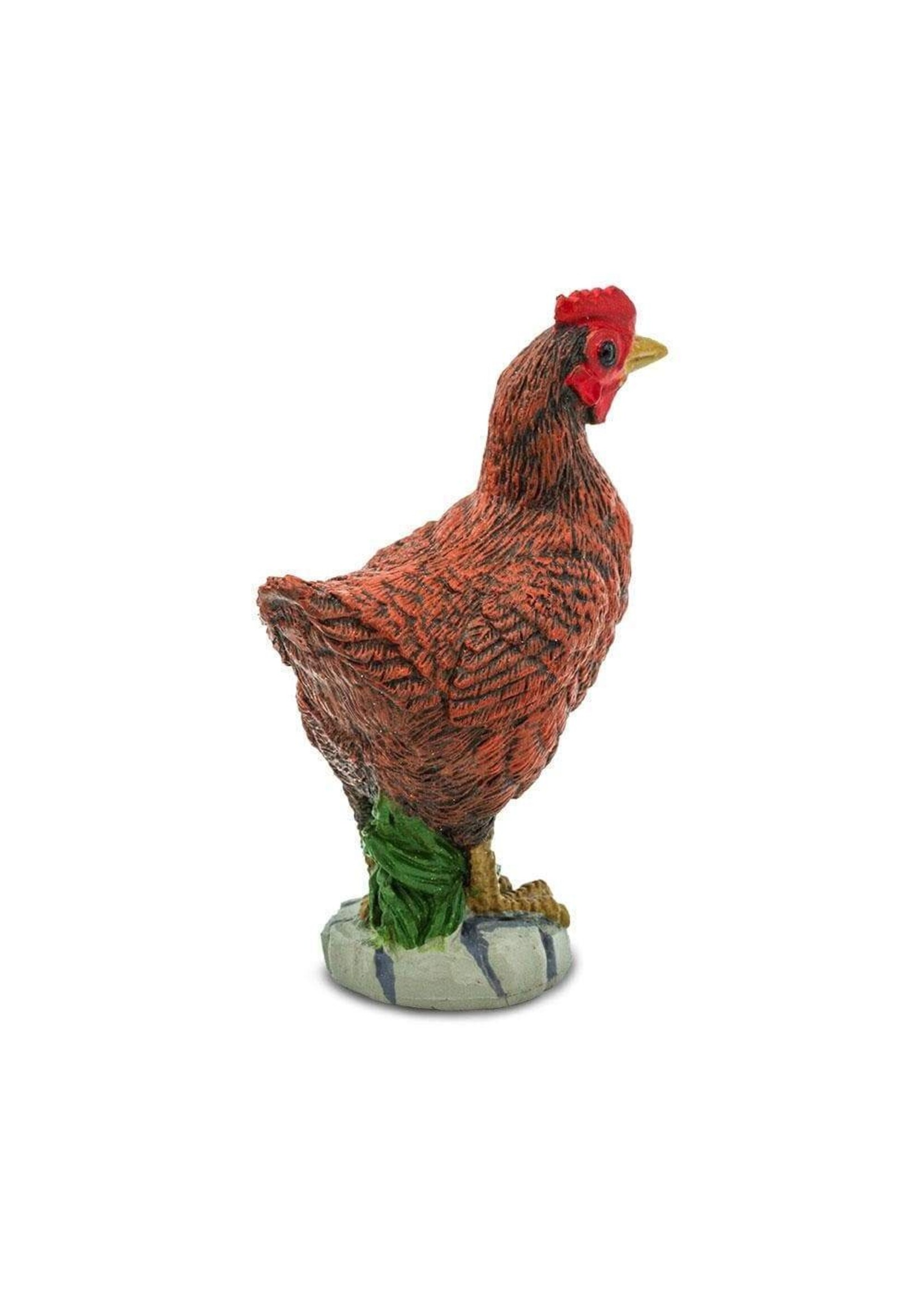 Safari Farm Bantam Hen Toy