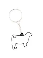 Sullivan Supply Sullivan Supply Enamel Key Chain CHAROLAIS