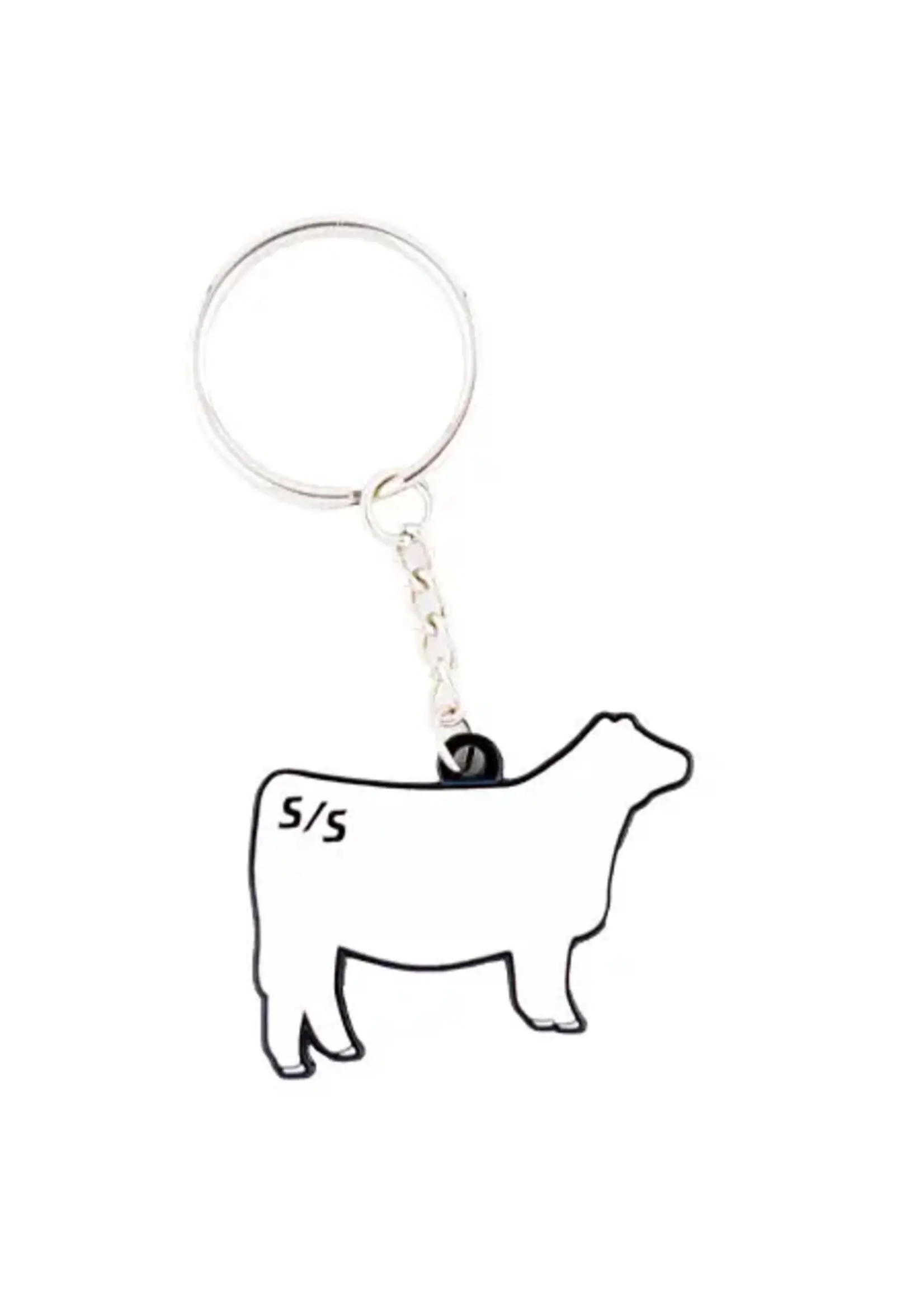 Sullivan Supply Sullivan Supply Enamel Key Chain CHAROLAIS