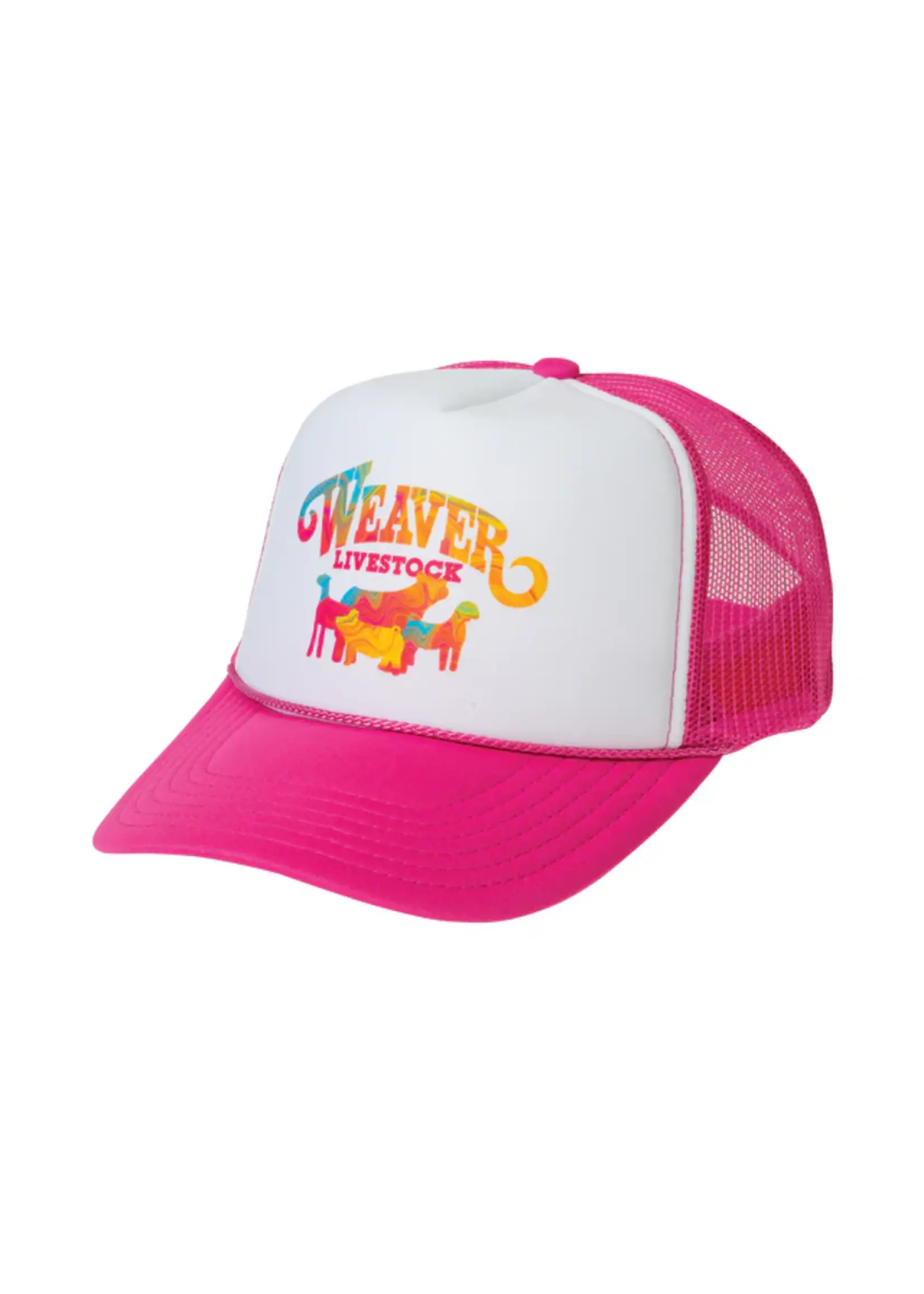 Weaver Livestock Weaver Livestock Pink Trucker Hat