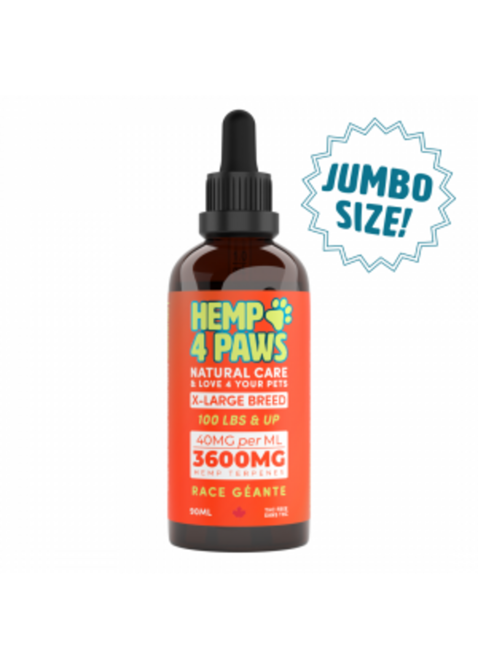 Hemp 4 Paws Hemp 4 Paws XLarge Breed 3600mg 100lbs+