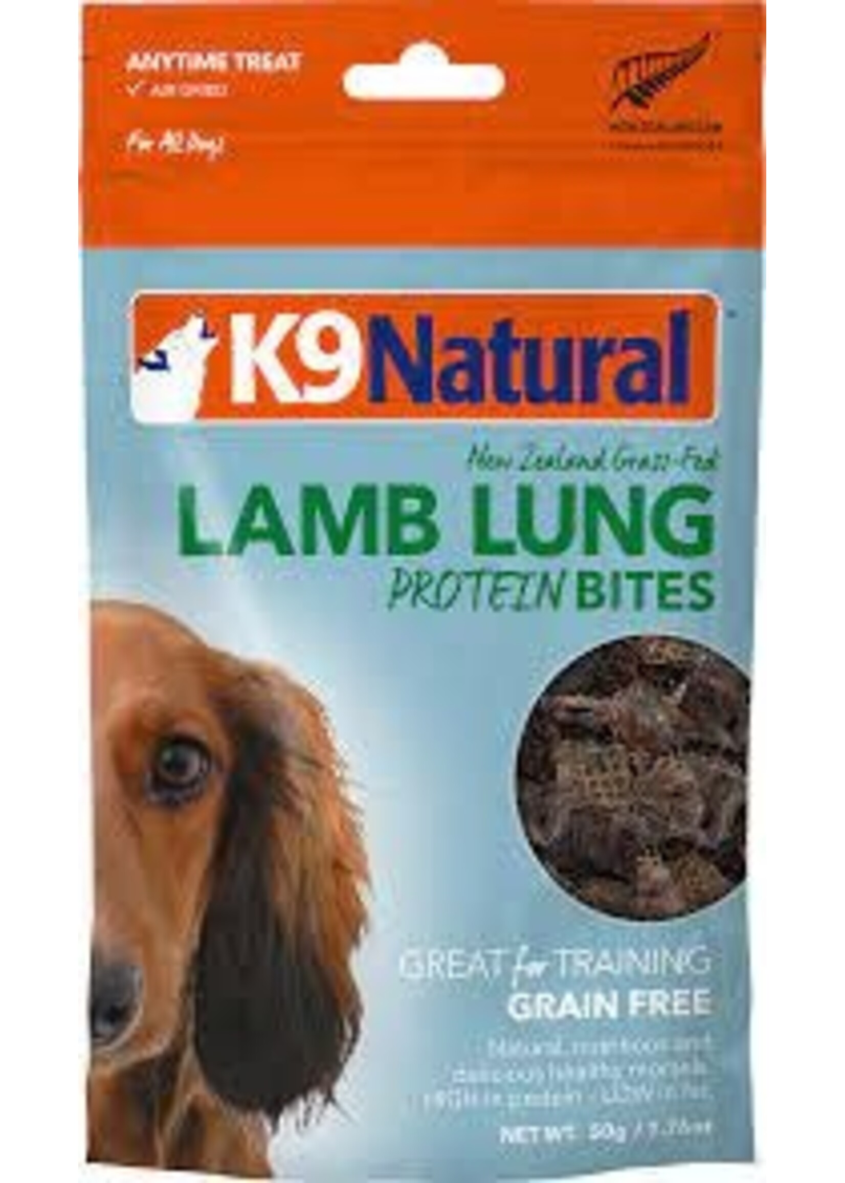 K9 Natural K9 Natural Lamb Lung Protein Bites 50g