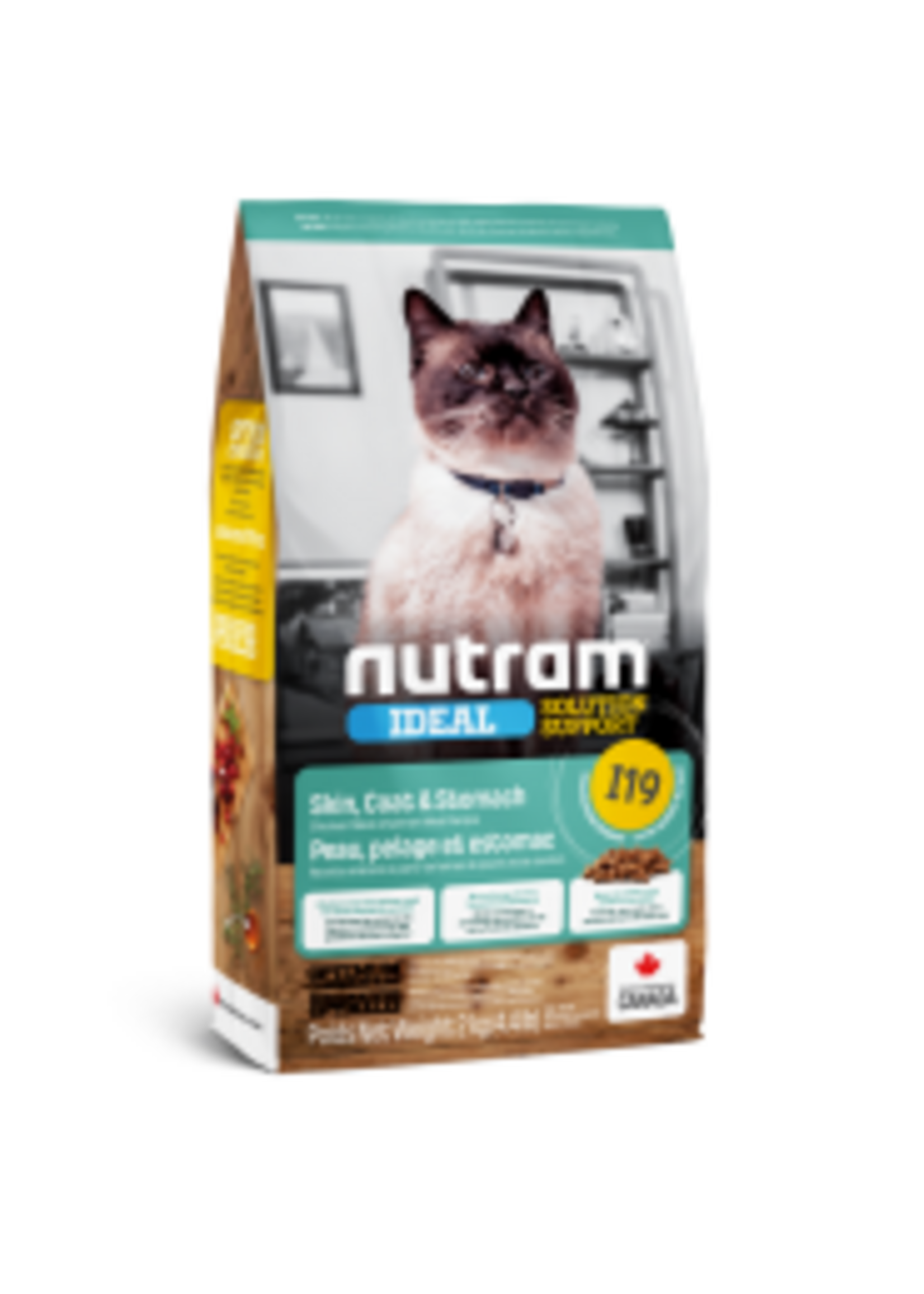 Nutram Nutram 3.0 Ideal Cat I19 Skin Coat & Stomach
