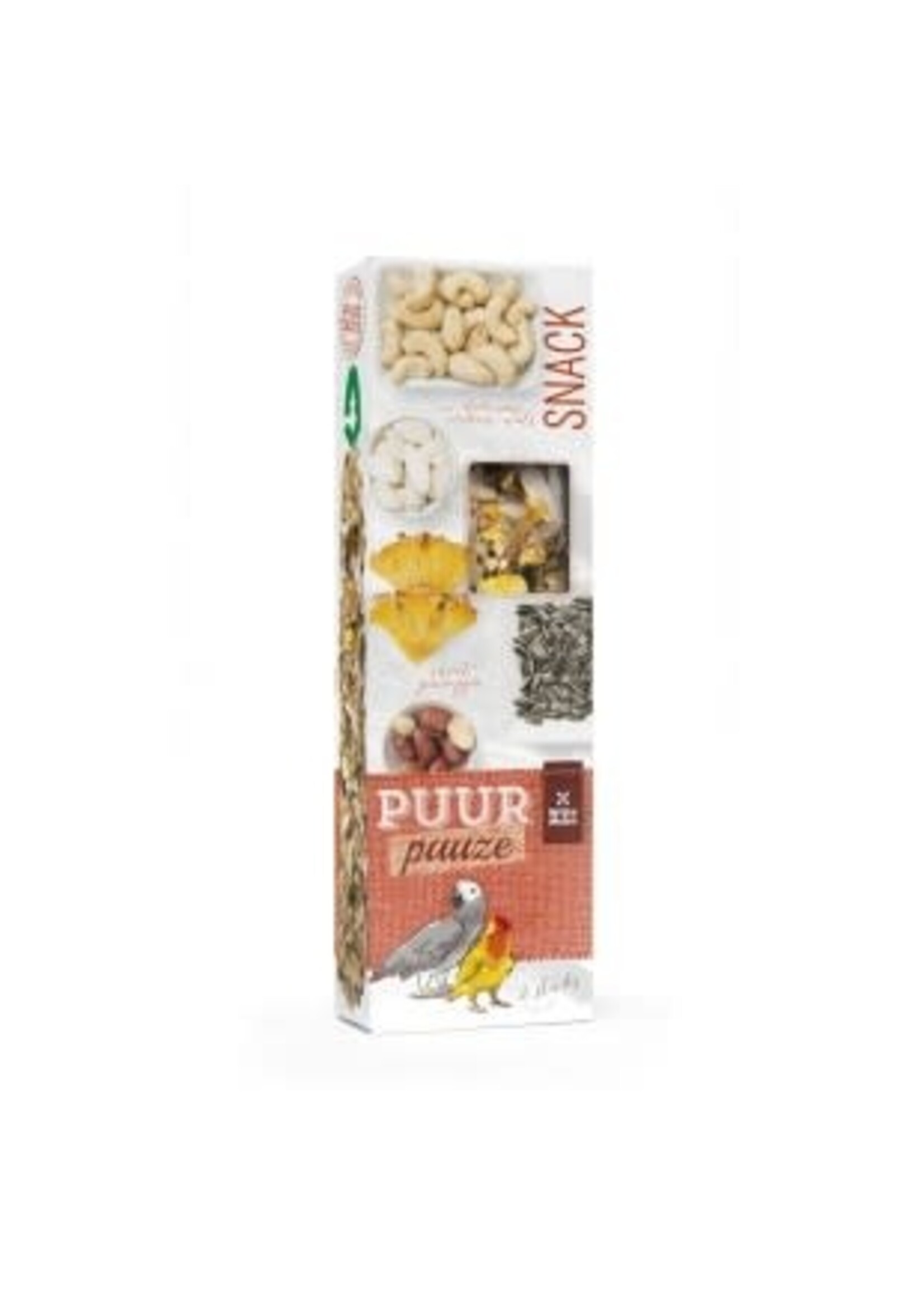 Witte Molen Puur Stick Parrot Pineapple & Peanut 2pack