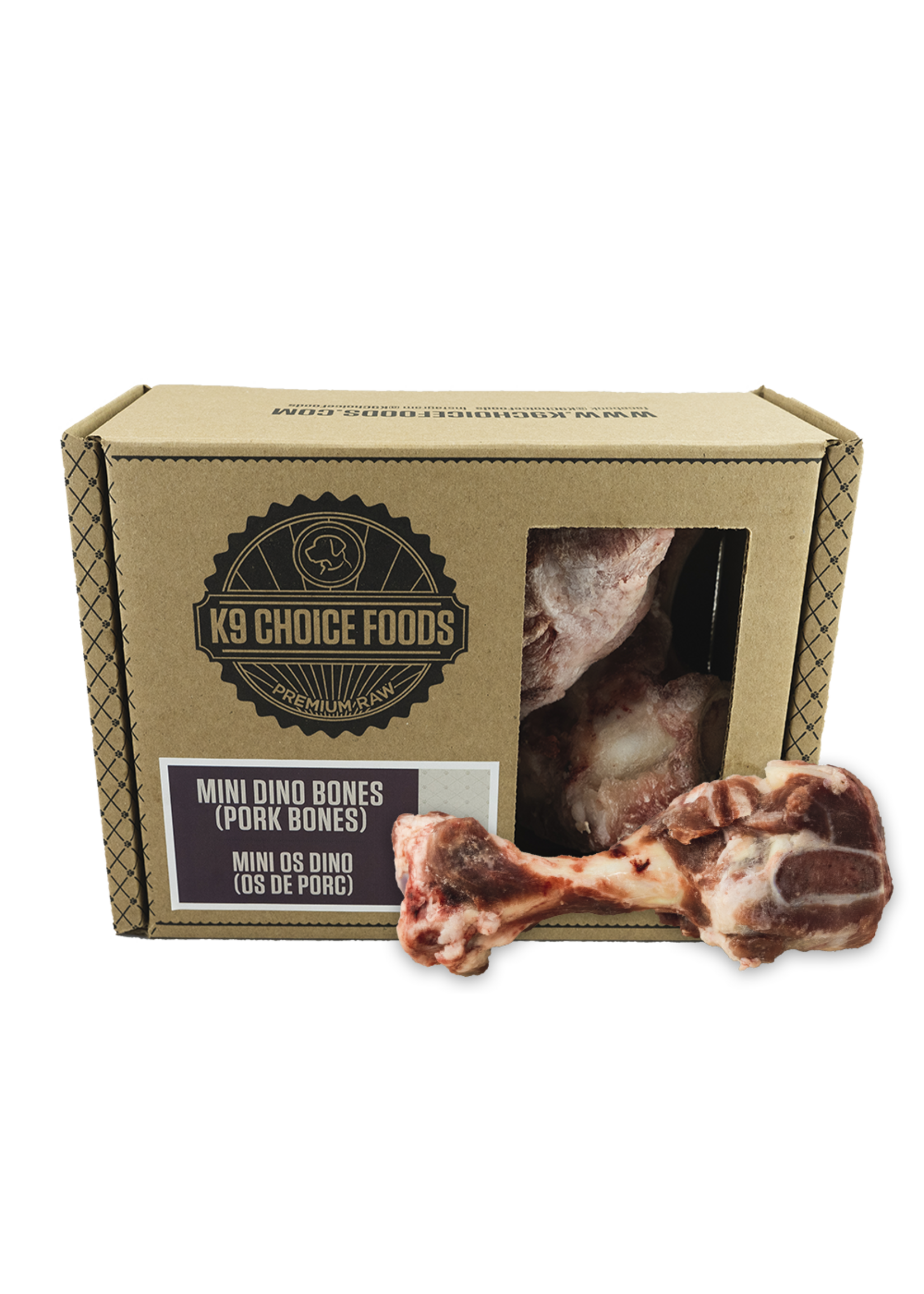 K9 Choice Foods K9 Choice Mini Dino Bones 3pack