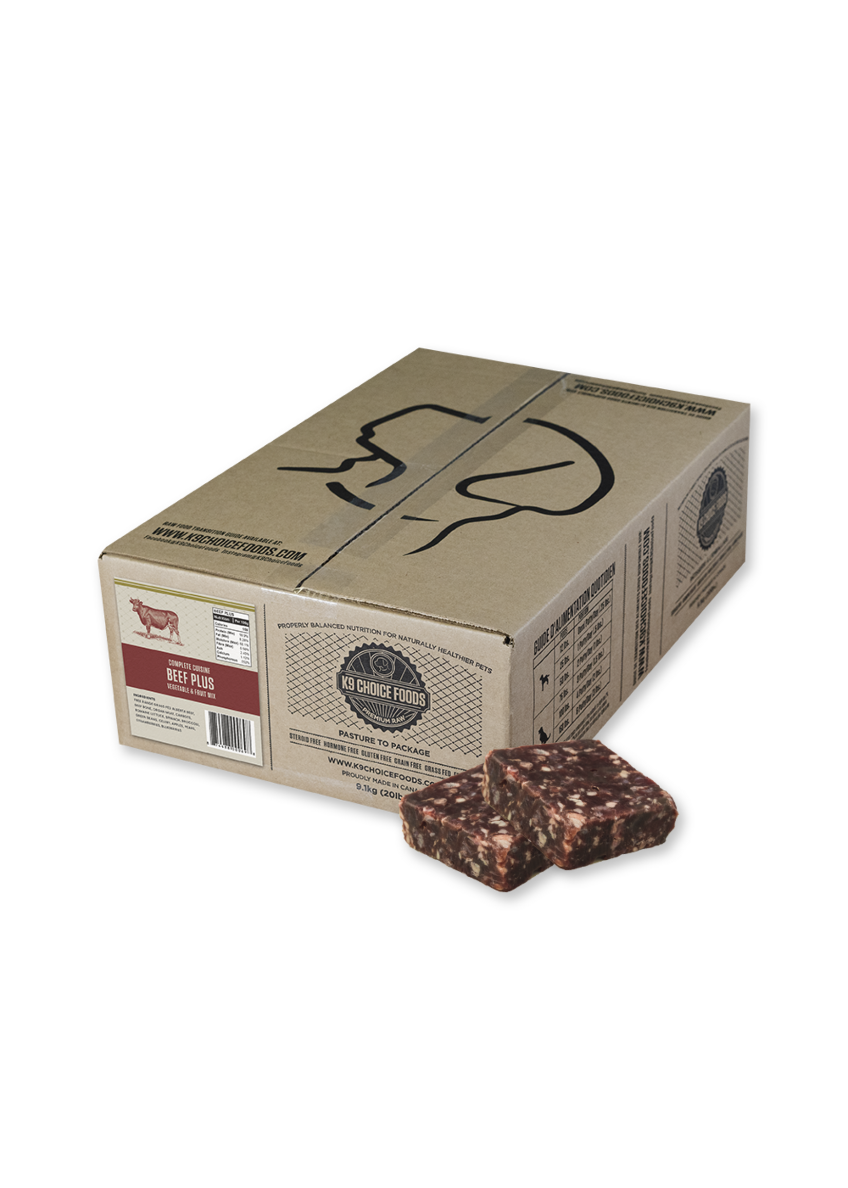 K9 Choice Foods K9 Choice Beef Plus Complete 20lb