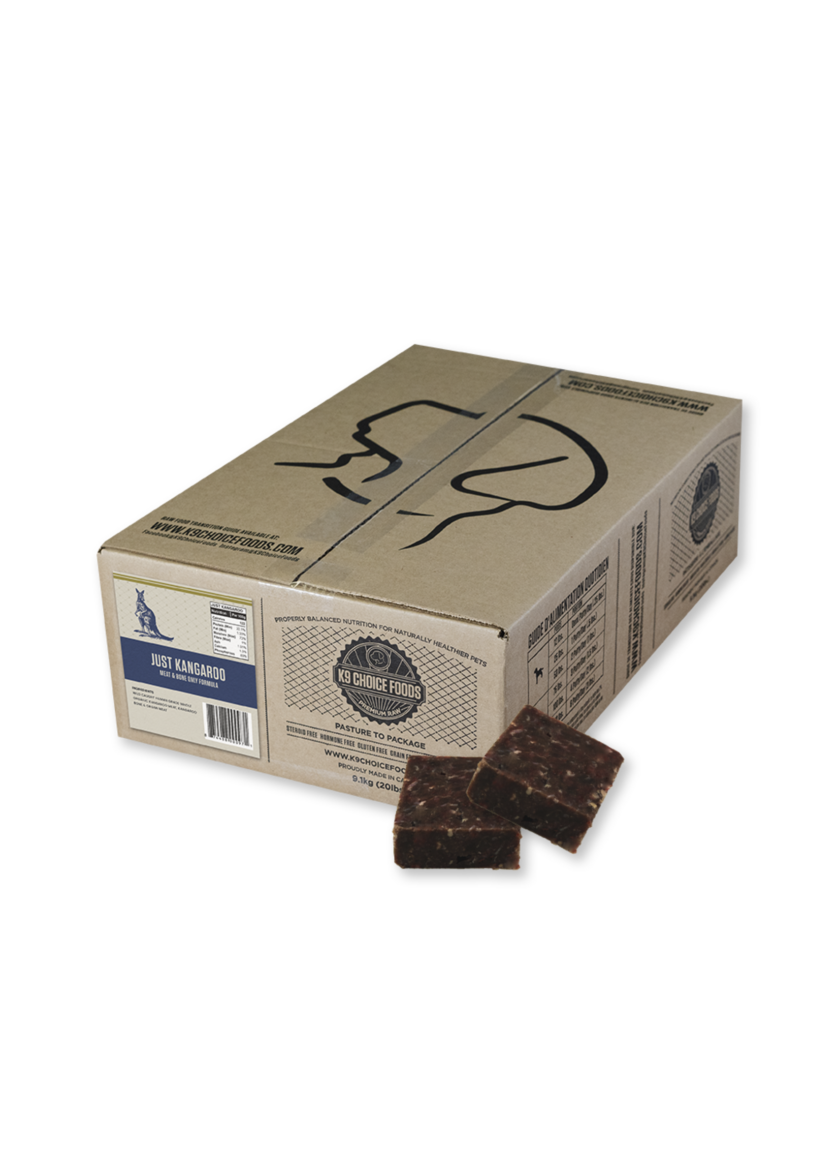 K9 Choice Foods K9 Choice Just Kangaroo 20lb