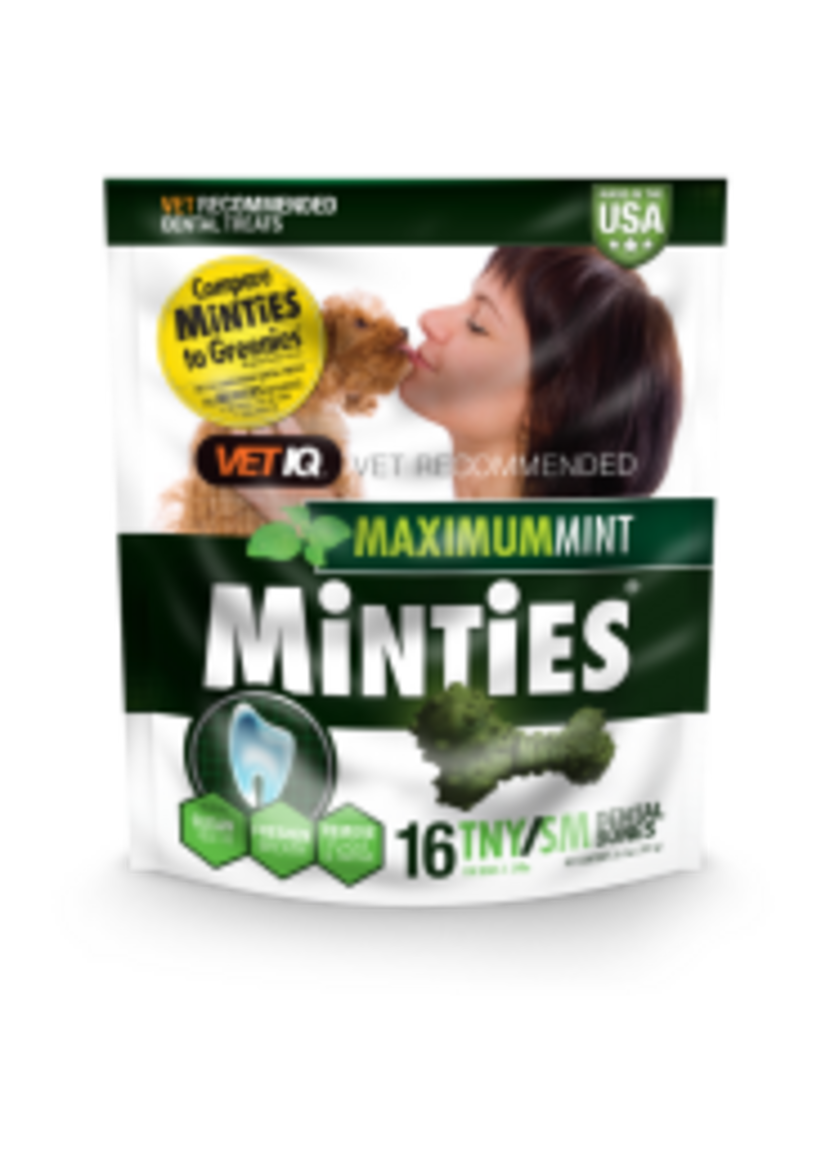 Minties Minties Maximum Mint Dental Bones Tiny/Small