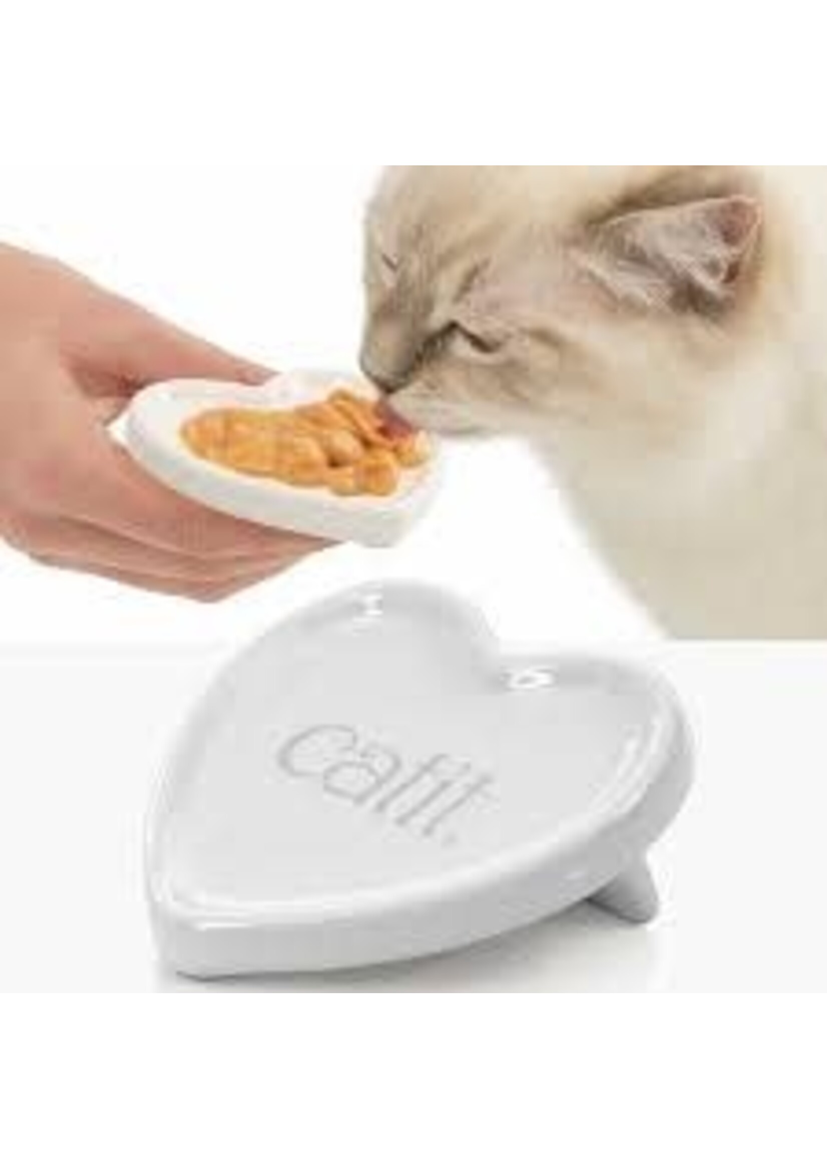 Catit Catit 2.0 Creamy Heart Ceramic Dish