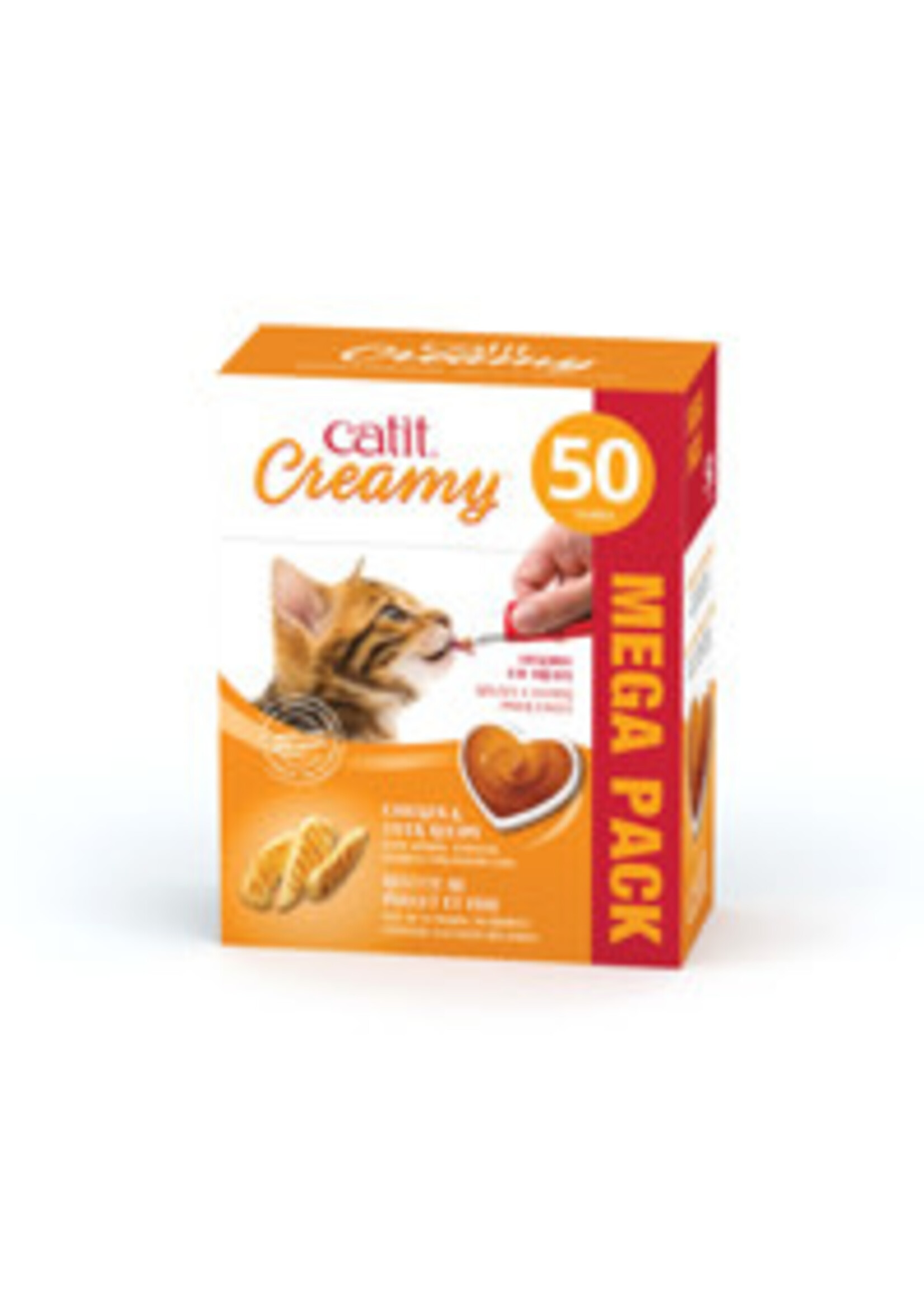 Catit Catit Creamy Lickables Cat Treat 50pack