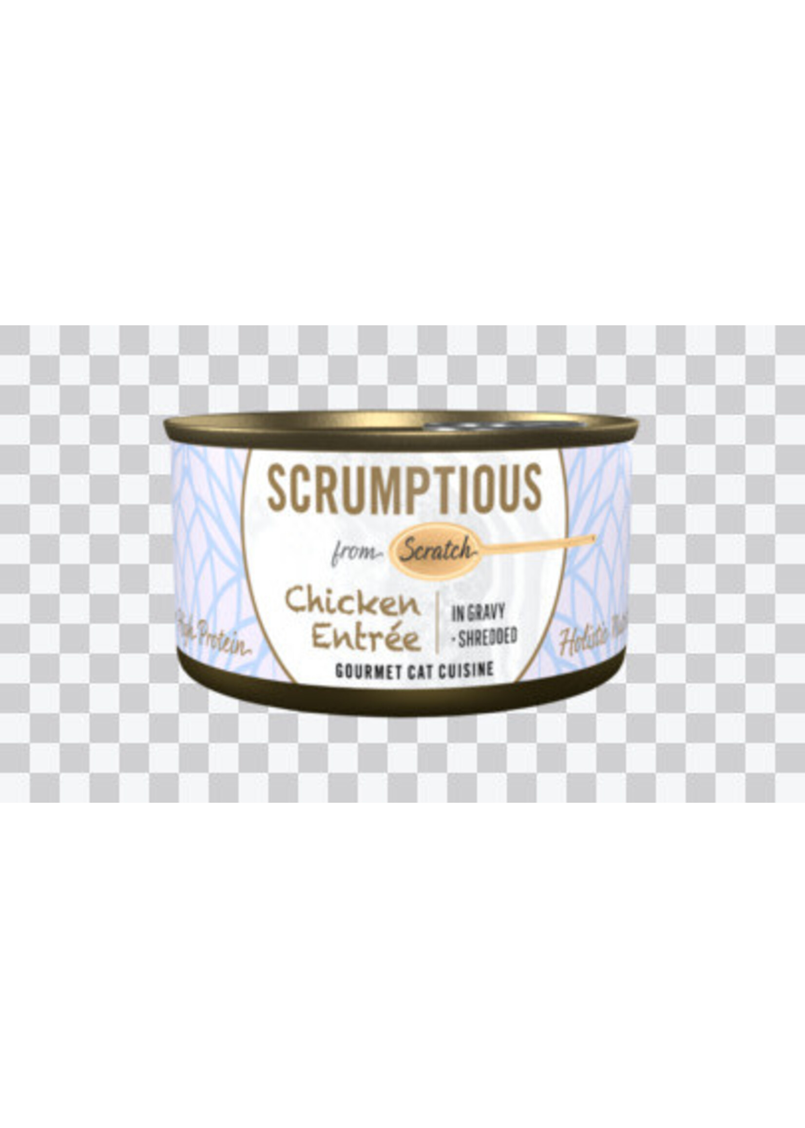 Scrumptious Scrumptious Cat Dinner in Gravy Flaked 2.8oz Chicken Entree