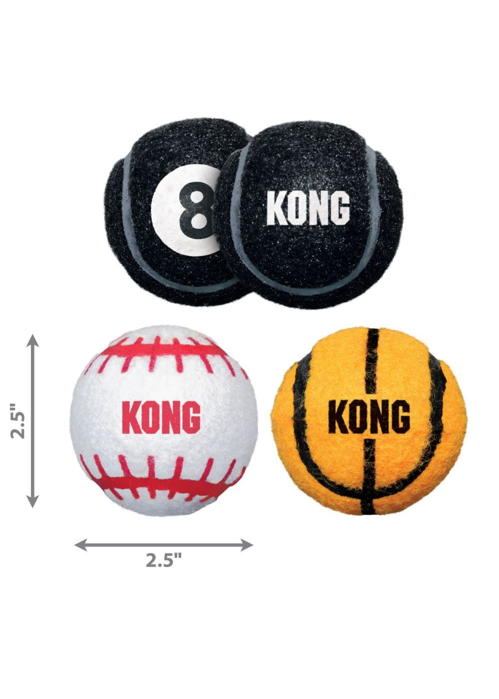 Kong Kong Sport Balls 3pack