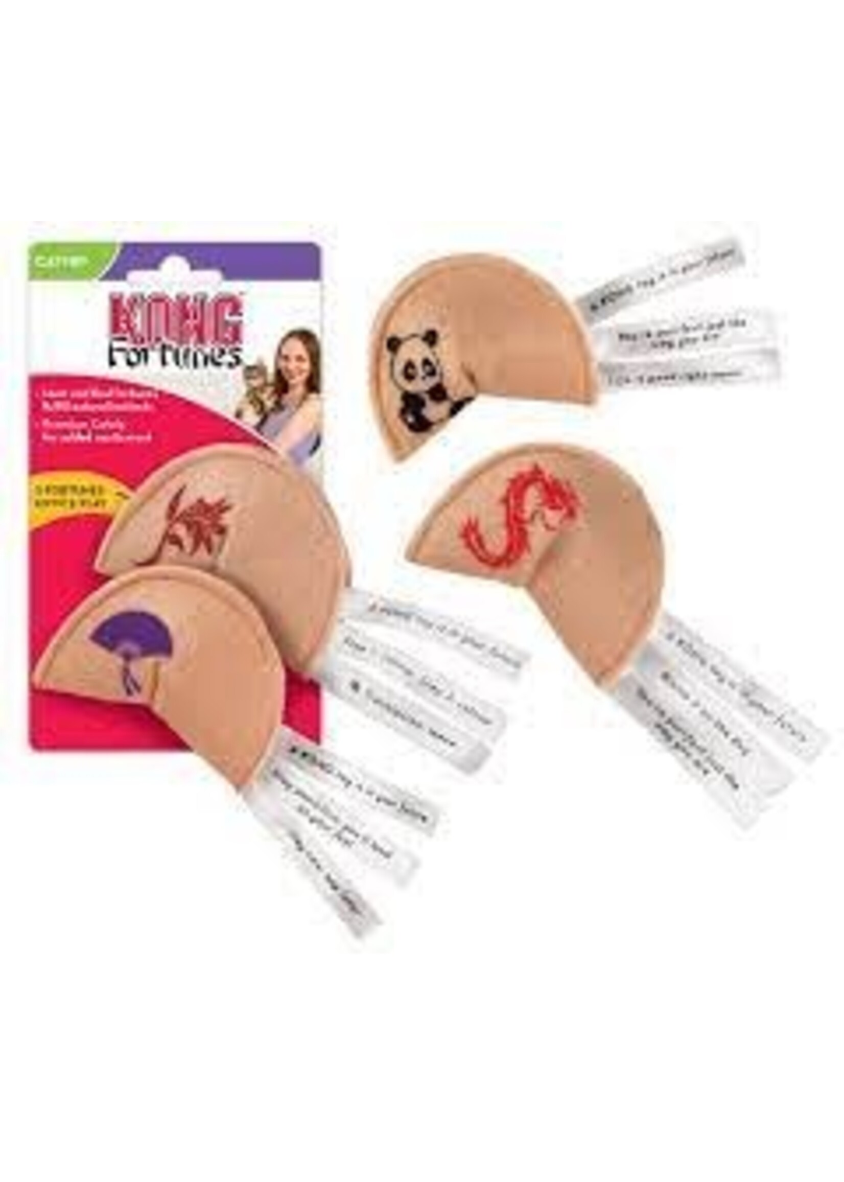 Kong Kong Fortune Cookie Cat Toy