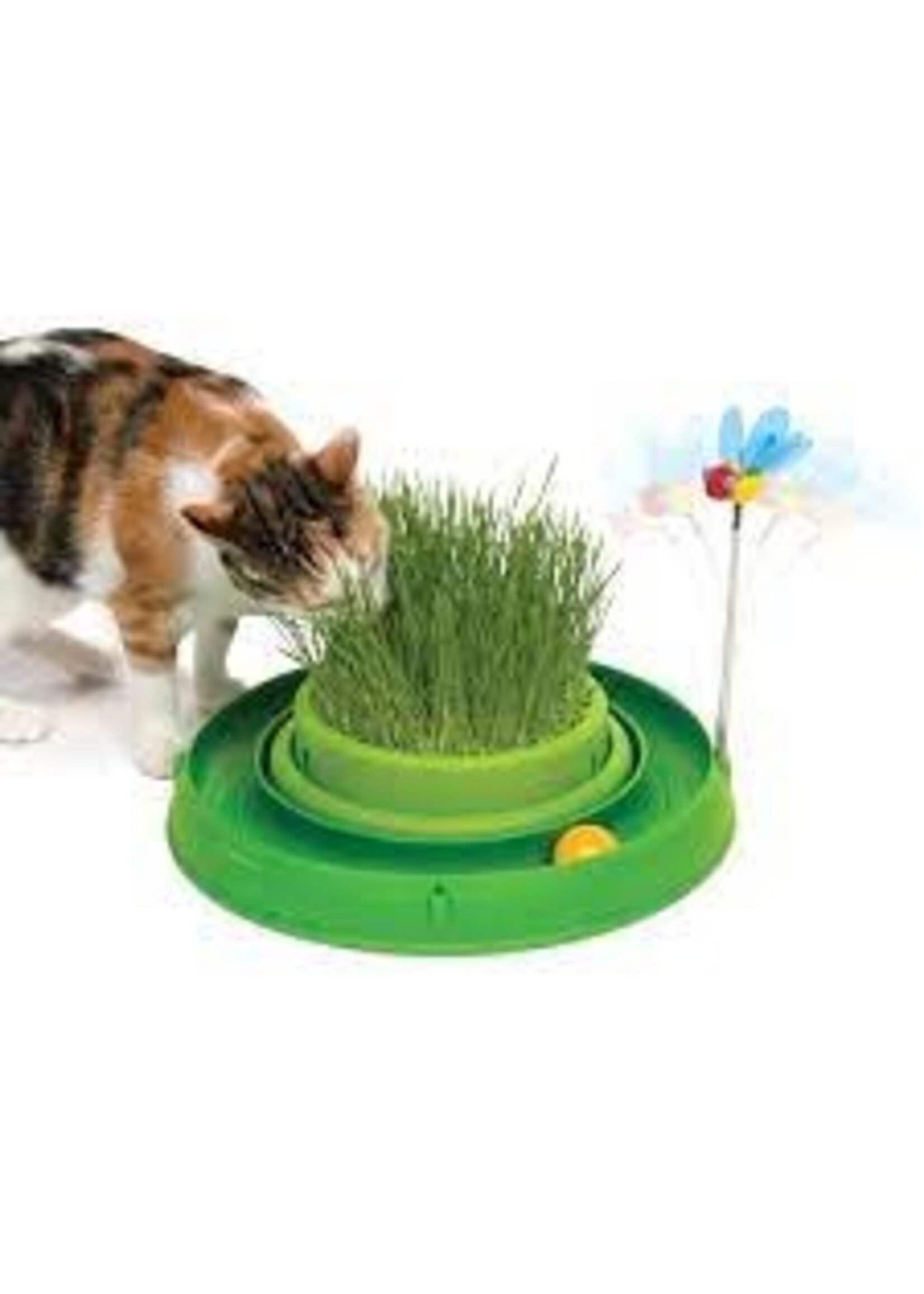 Catit Catit Play Grass Bee & Ball Green