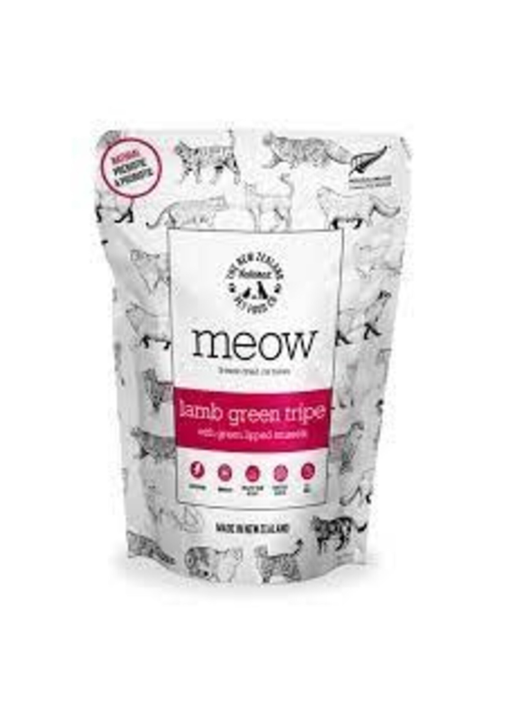 New Zealand Natural Pet Food Co NZ Natural Pet Food Co Meow Lamb Green Tripe Treat 40g