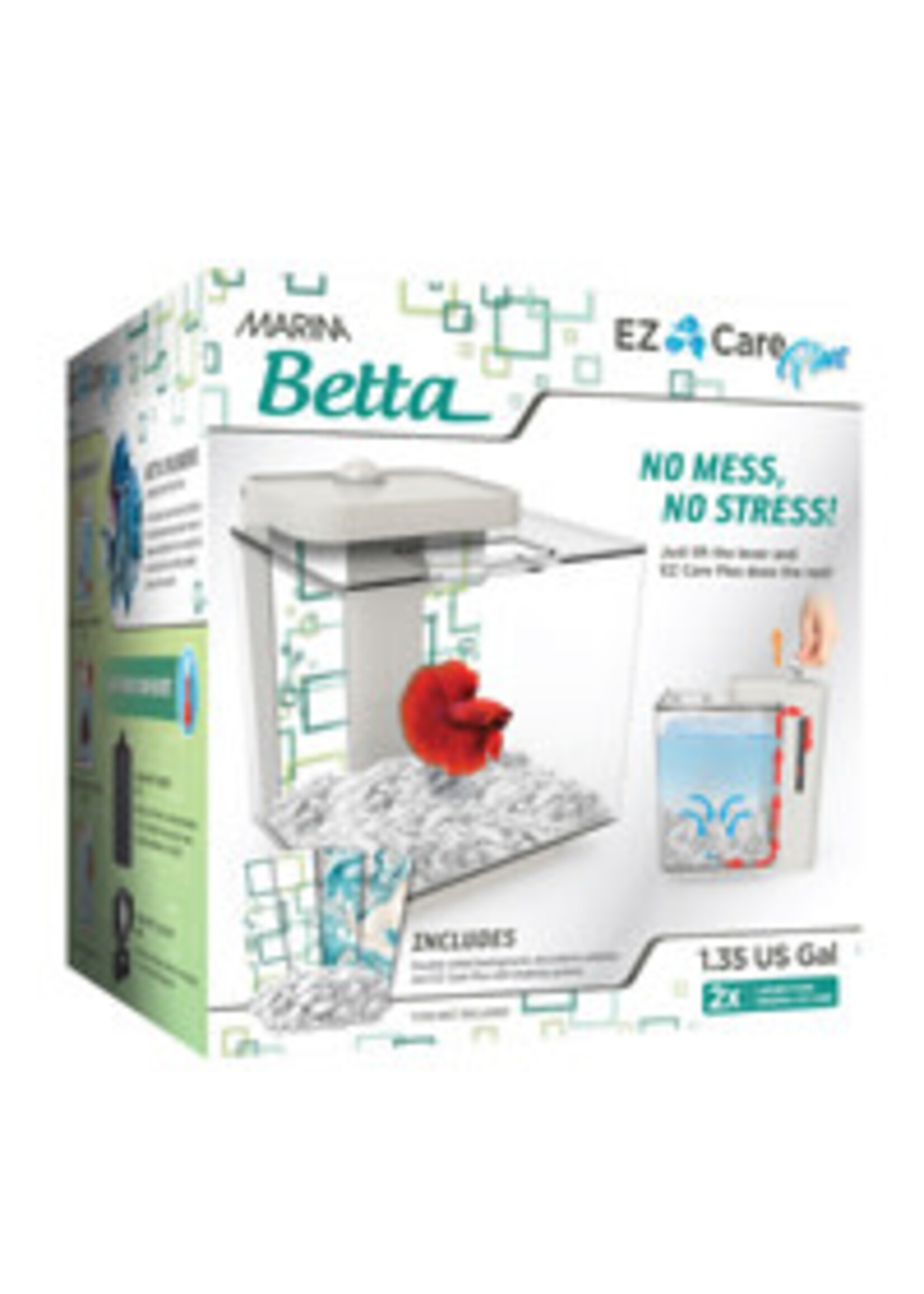 Marina Marina Betta EZ Care Plus Aquarium Kit 1.35 US Gal