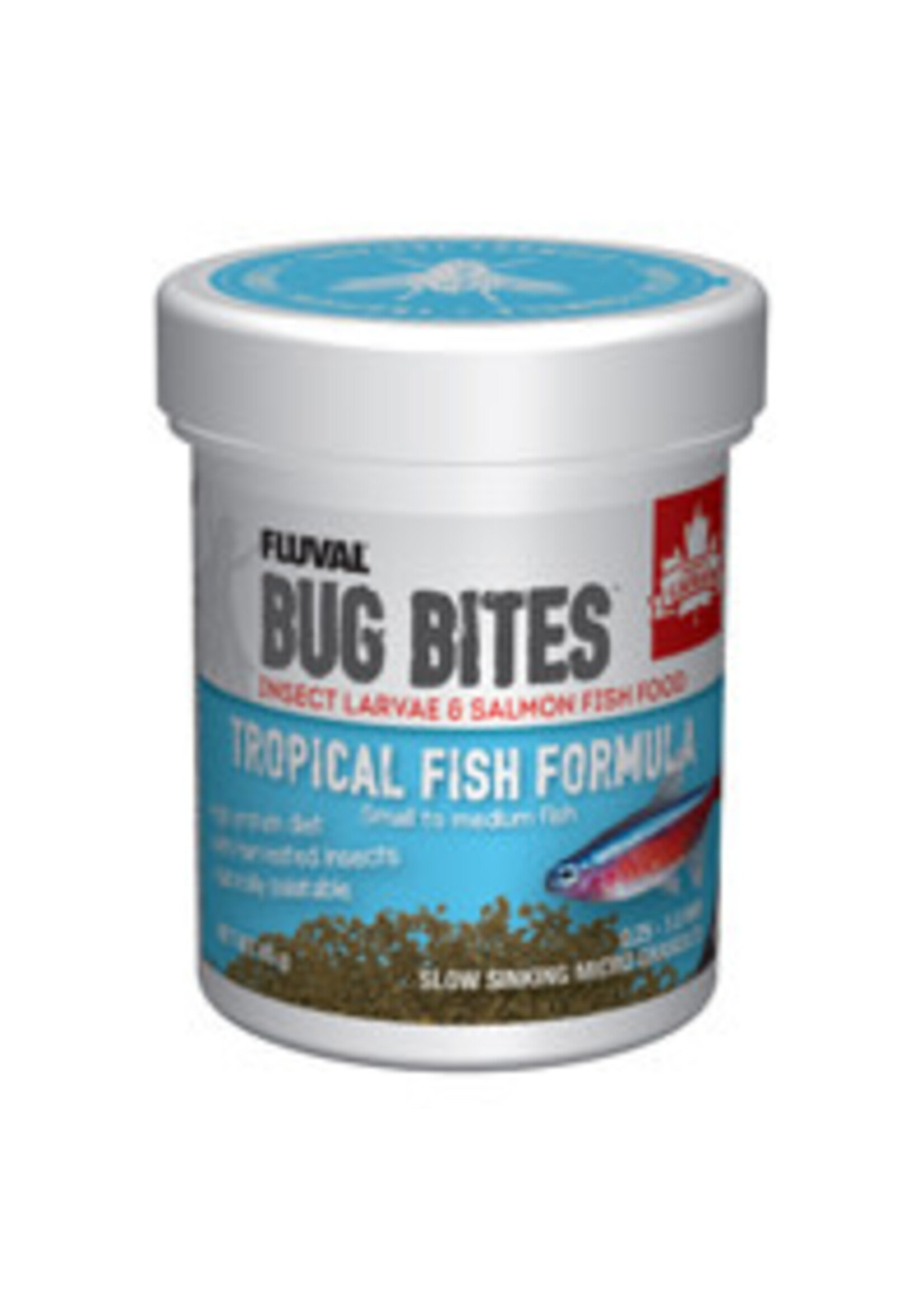 Fluval Fluval Bug Bites Tropical Small to Medium 0.7-1.0mm 45g