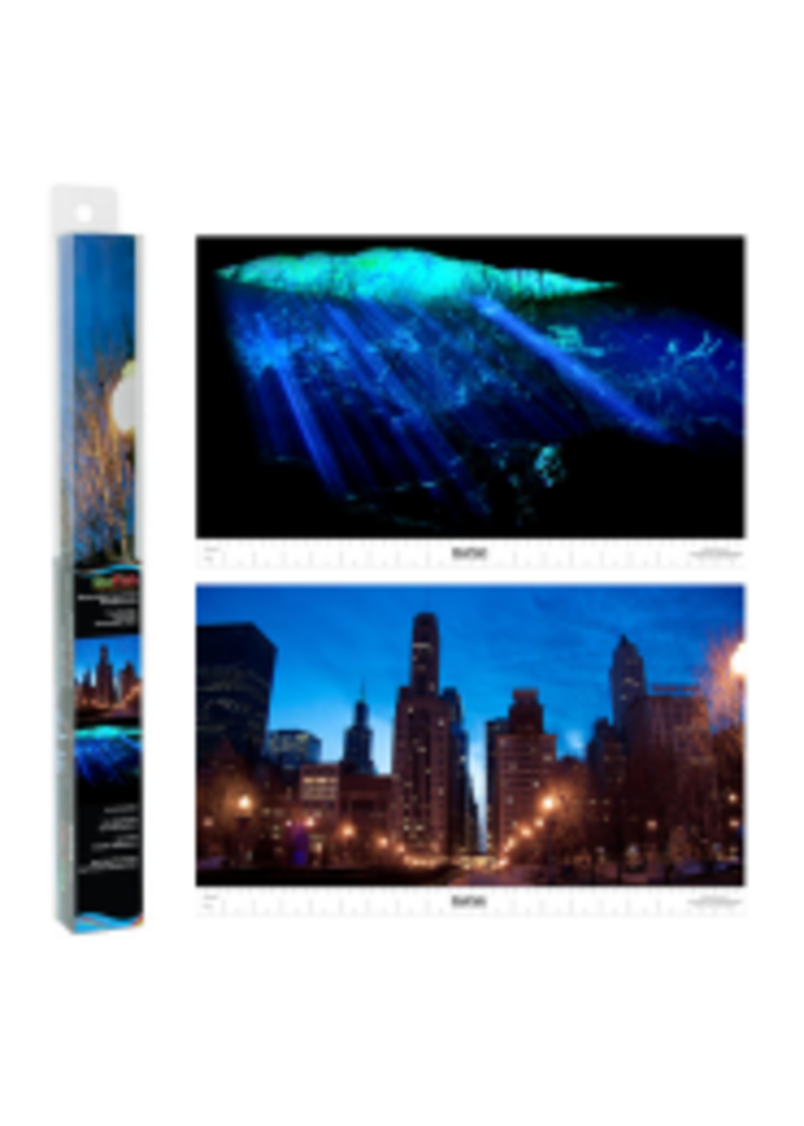 Tetra Tetra GloFish Aquarium Background Cave/City