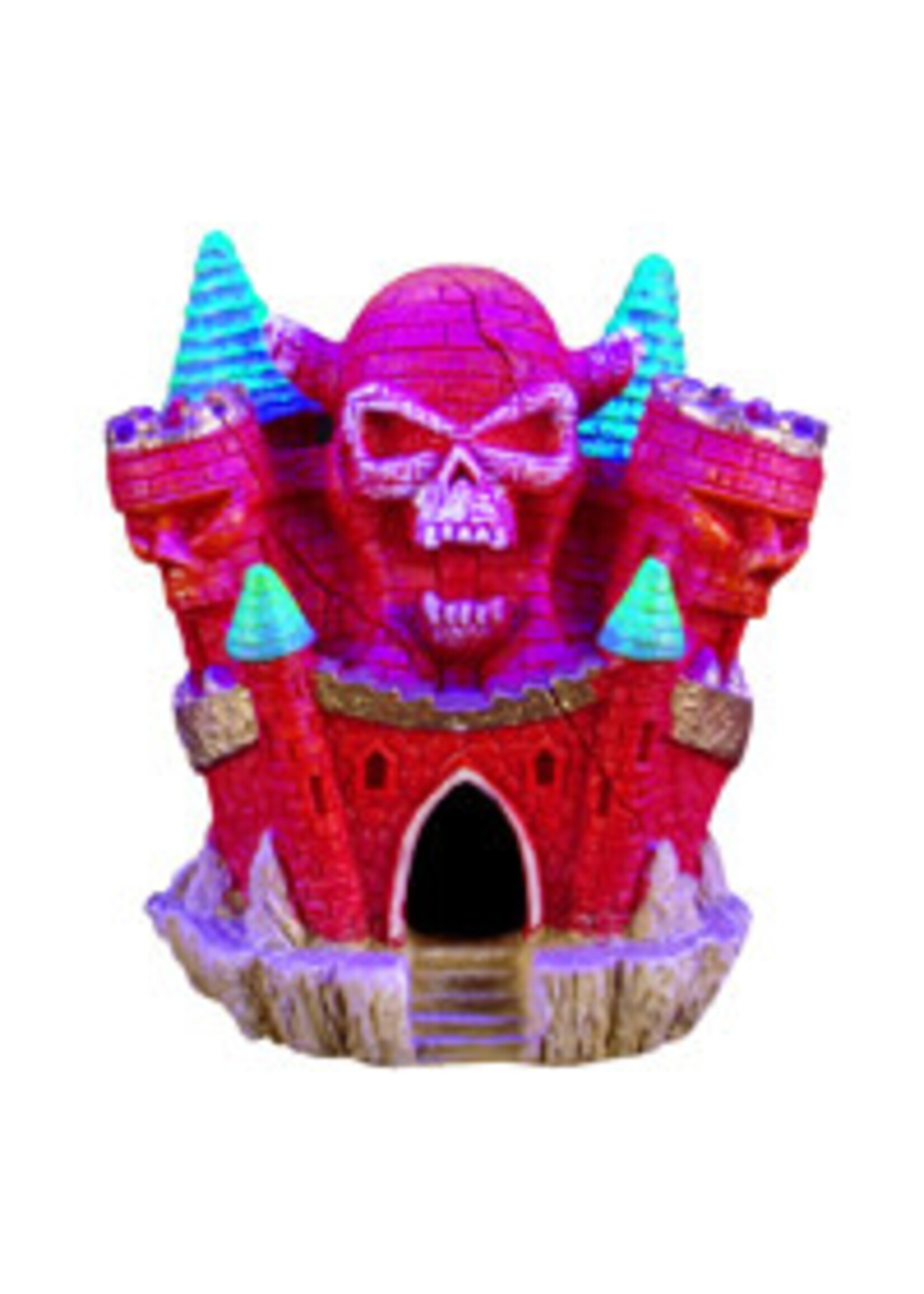 Marina Marina iGlo Ornament Skull Castle 4 in