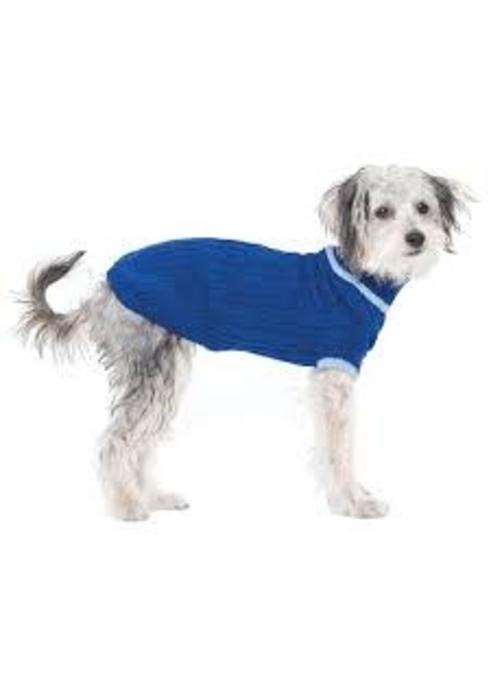 Ethical Ethical Classic Cable Sweater Blue