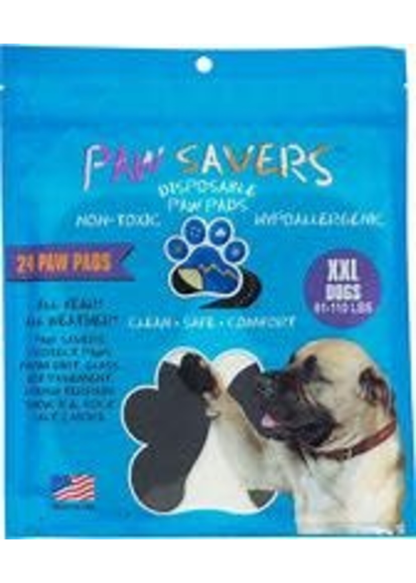 Paw Savers Paw Savers Disposable Paw Pads XXL 81-110 lbs 24pk