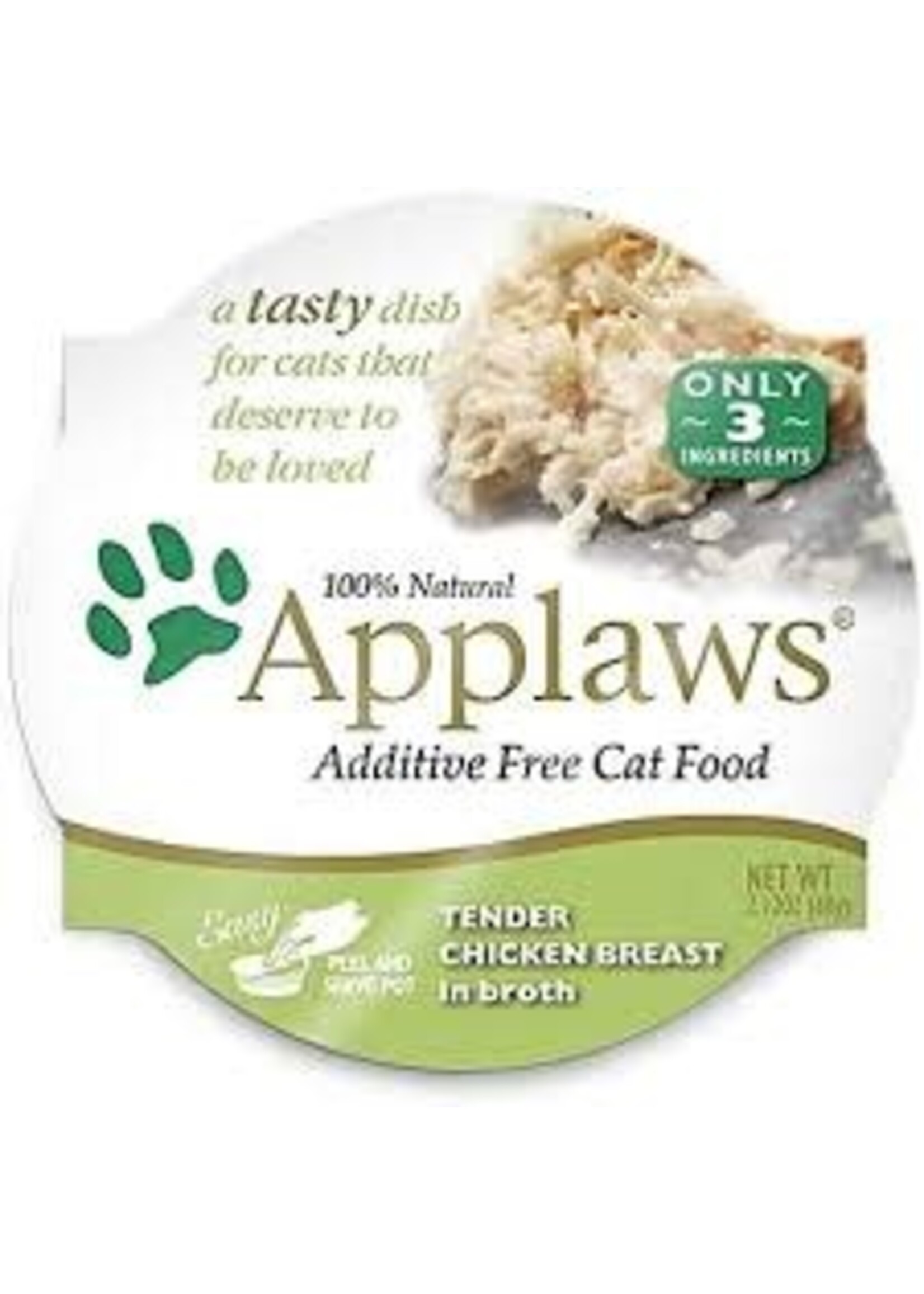 Applaws Applaws Cat Pots Chicken Breast in Broth 60g single