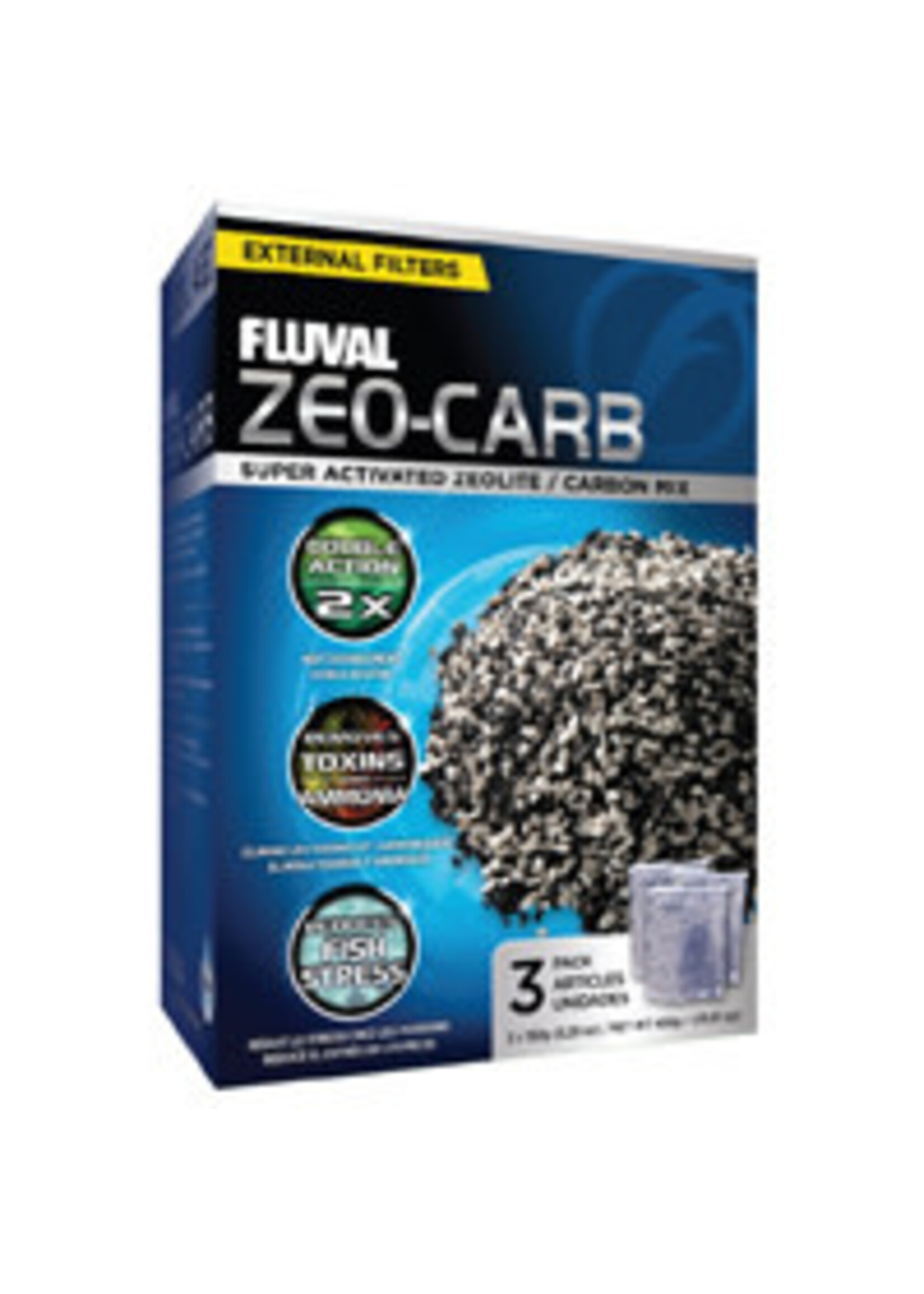 Fluval Fluval Zeo-Carb 3 x 150g