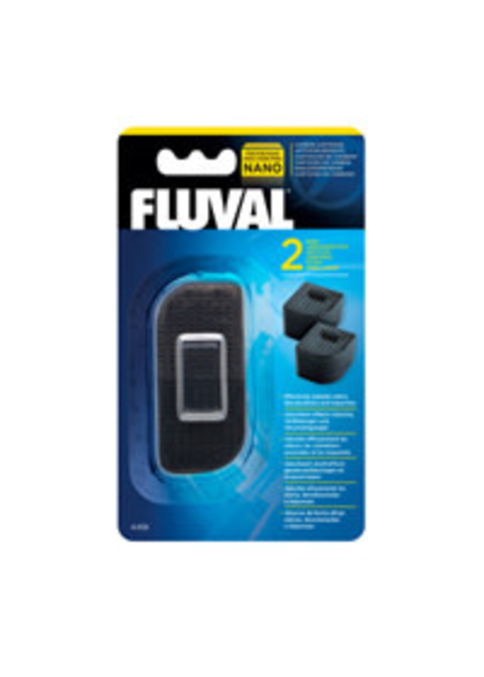 Fluval Fluval Nano Aquarium Filter Carbon Cartridge 2pack