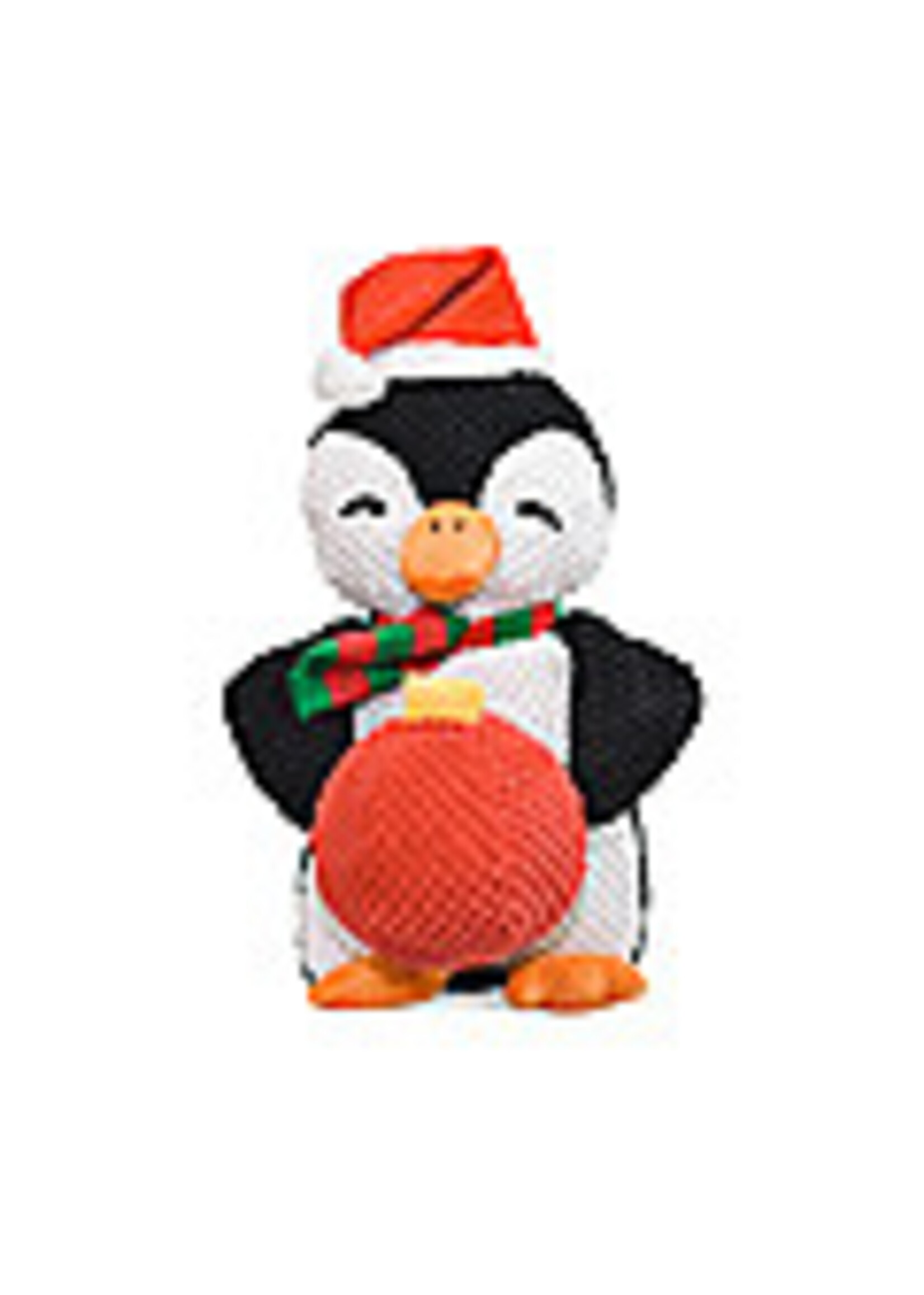 Patchwork Pets Patchwork Pets XMAS Playful Pair Holiday Penguin 15"