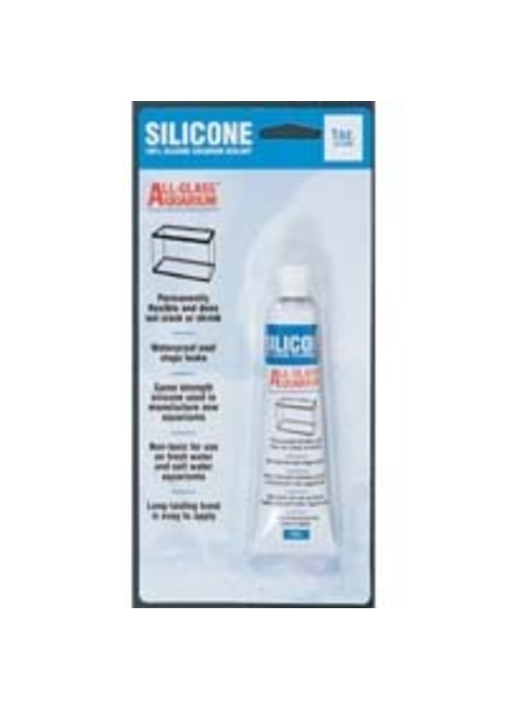 Aqueon Aqueon 100% Silicone Aquarium Sealant Clear 3oz