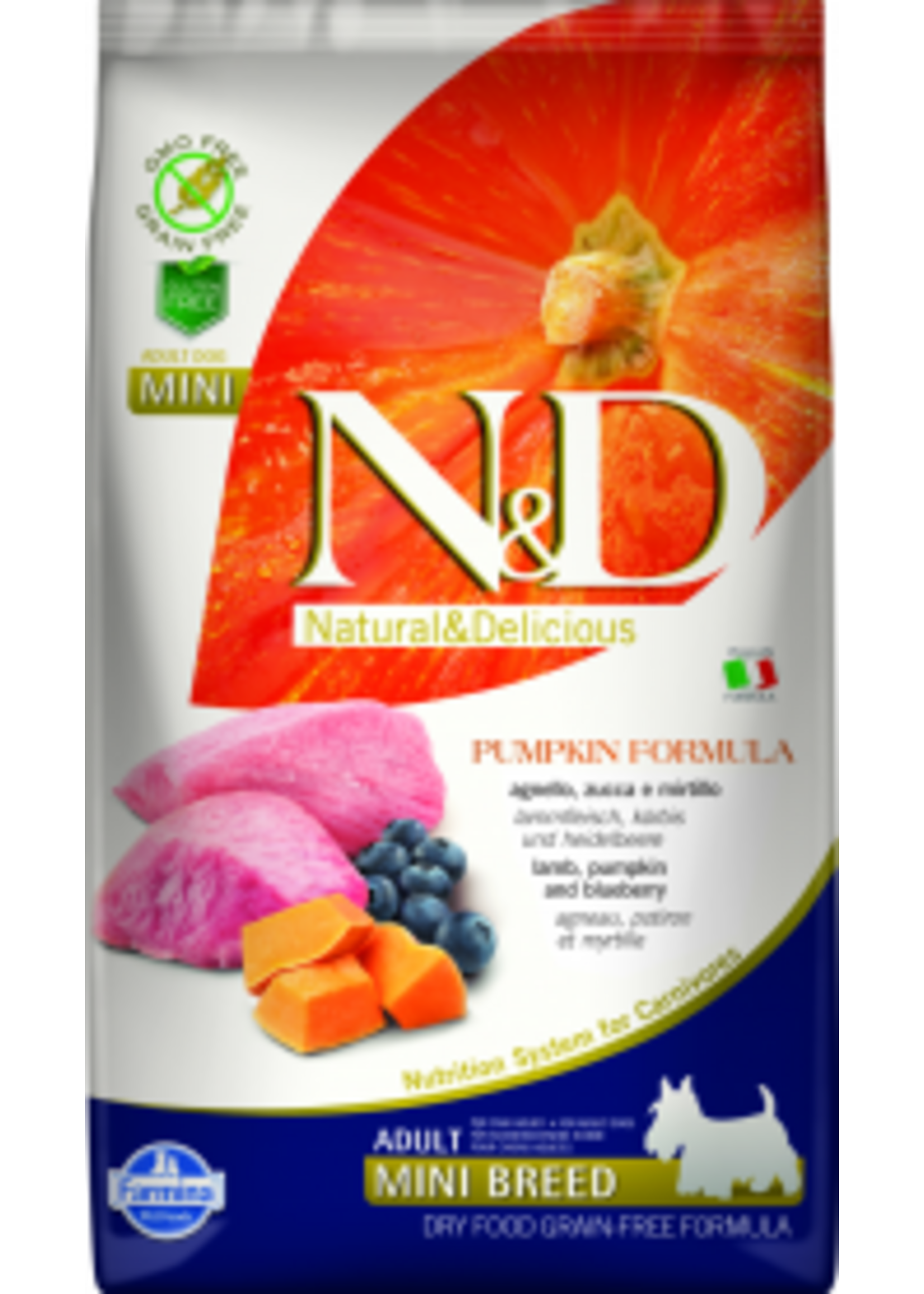 Farmina Farmina N&D Dog Pumpkin Lamb & Blueberry Mini