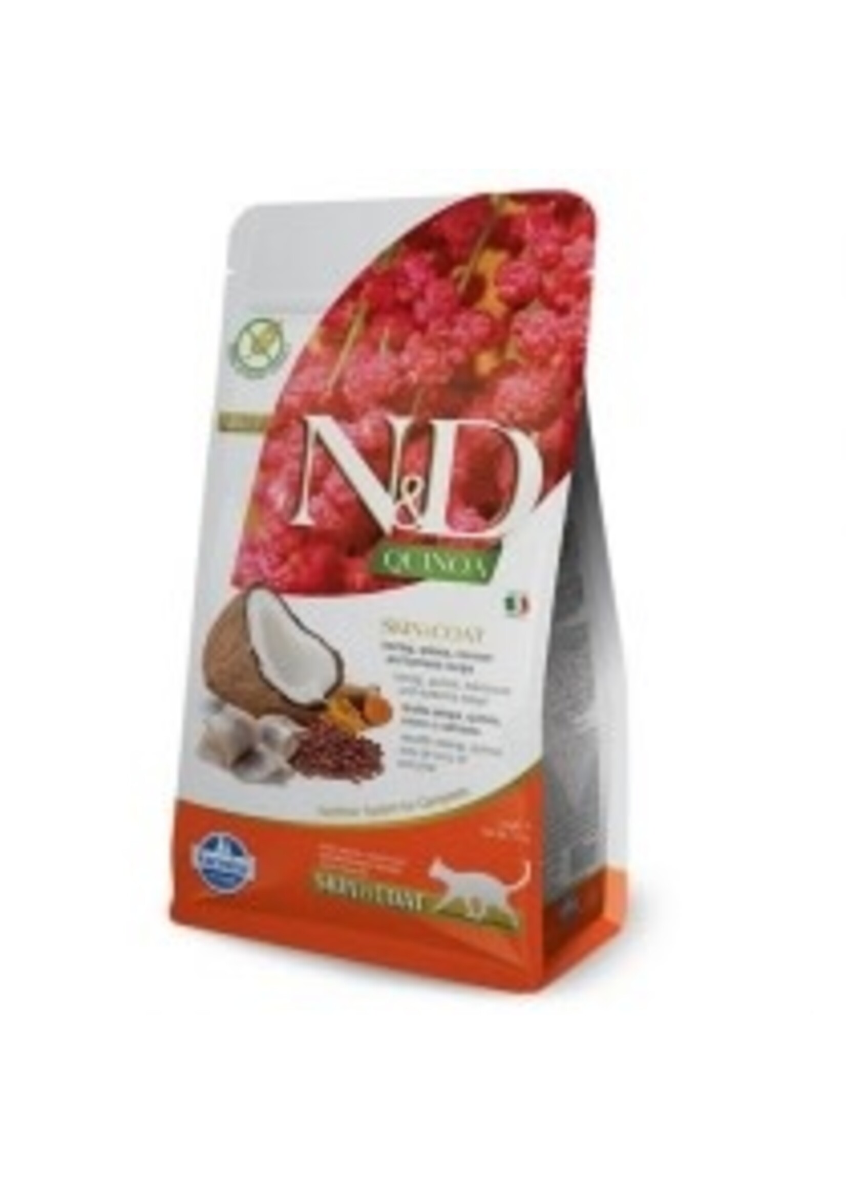 Farmina Farmina N&D Cat Quinoa Skin & Coat Herring